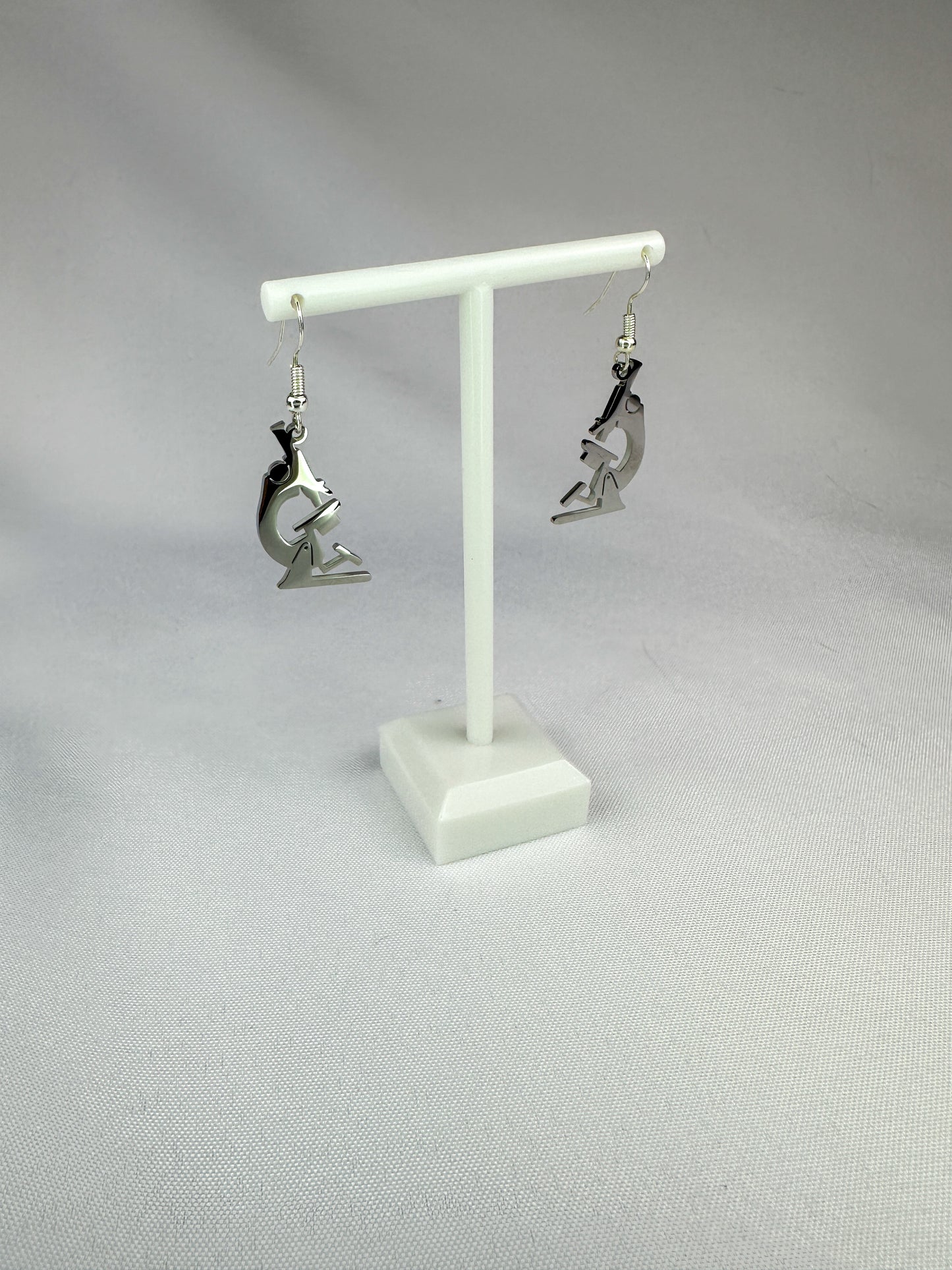 Microscope Dangle Earrings