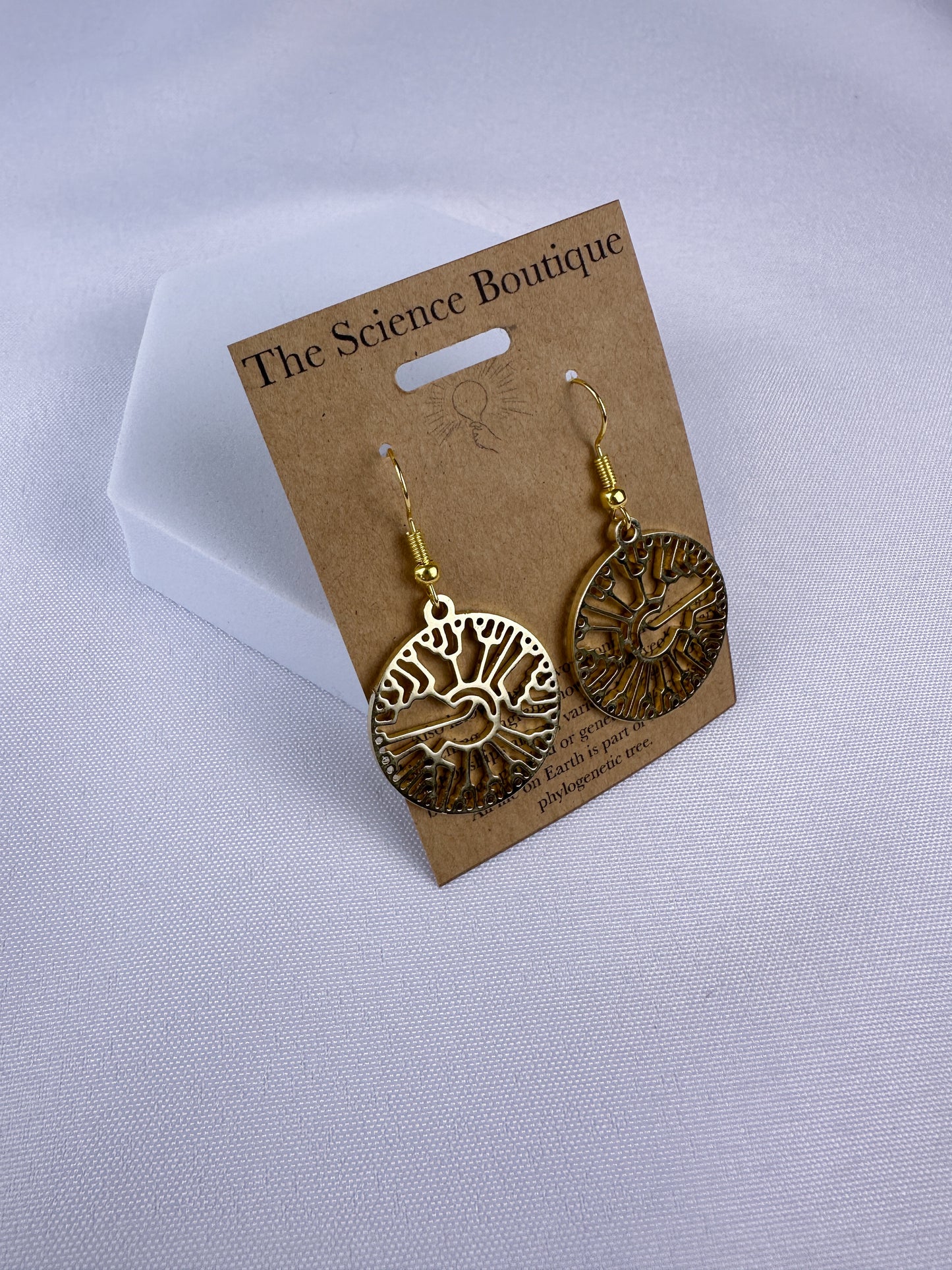 Phylogenetic Tree Dangle Earrings