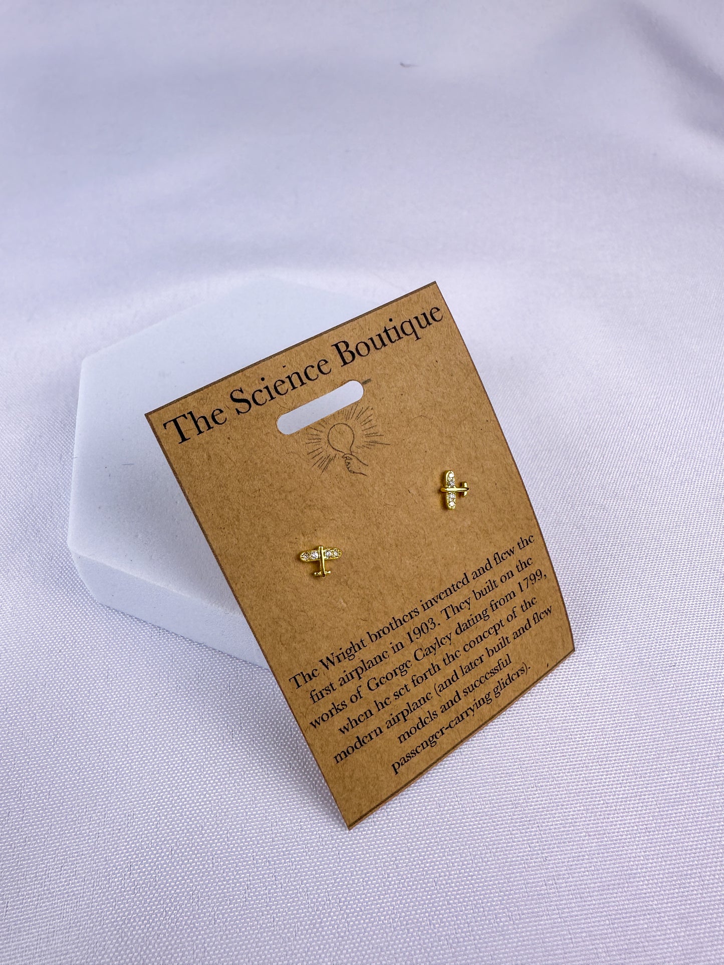 Airplane Stud Earrings