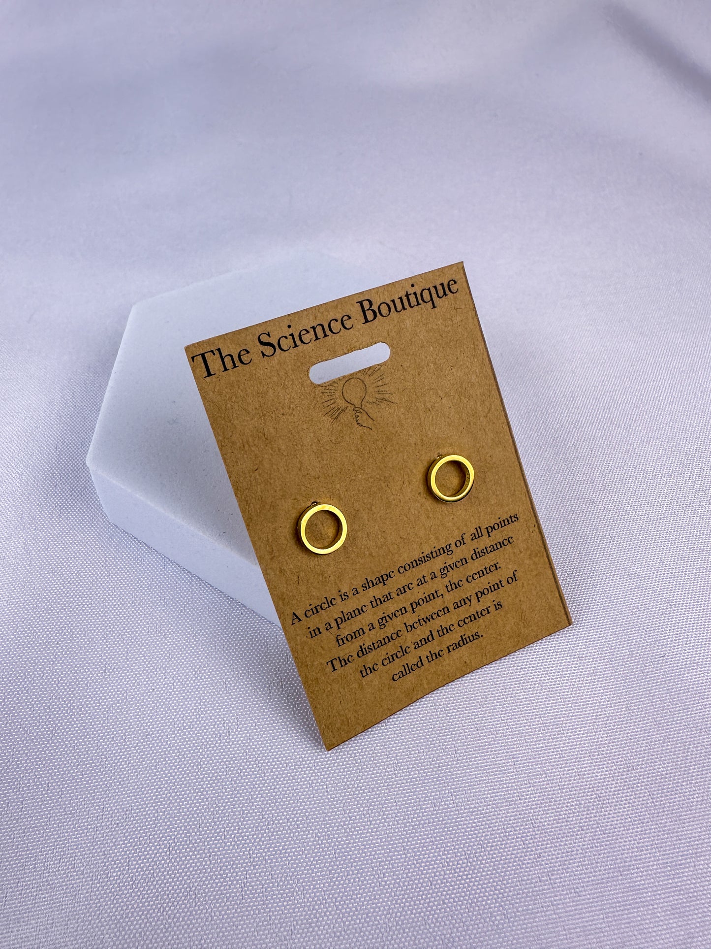 Circle Stud Earrings