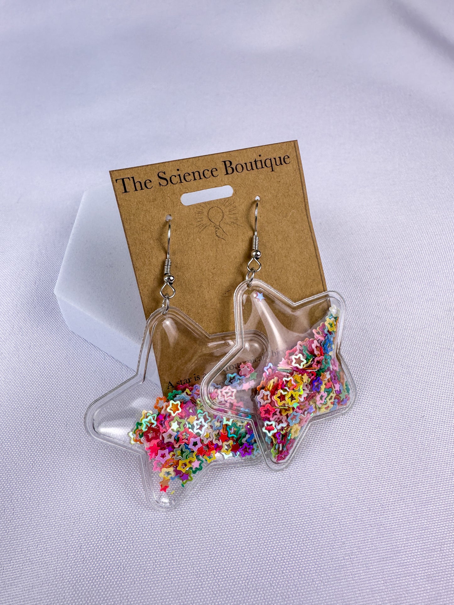 Confetti Star Dangle Earrings