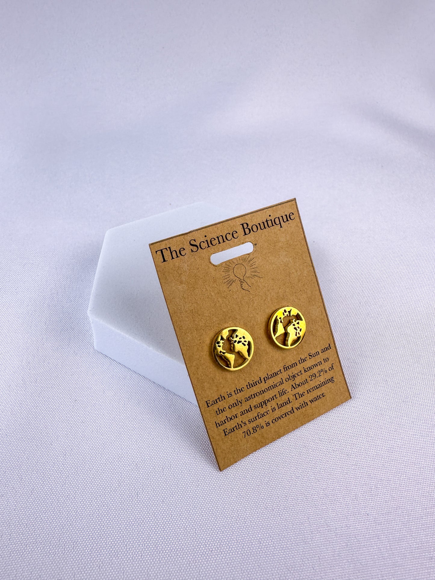 Earth Stud Earrings