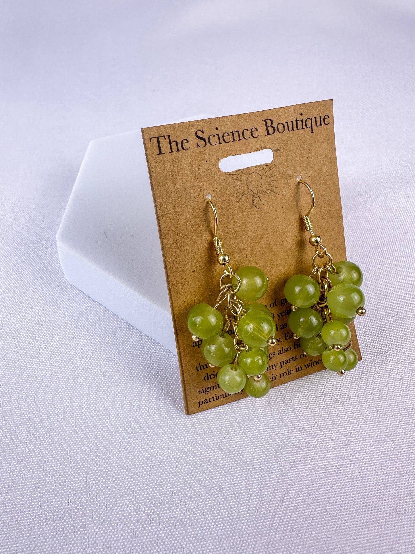 Grape Glass Earrings