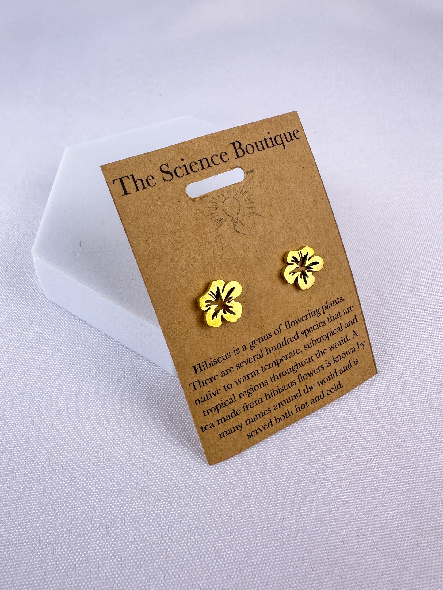 Hibiscus Stud Earrings