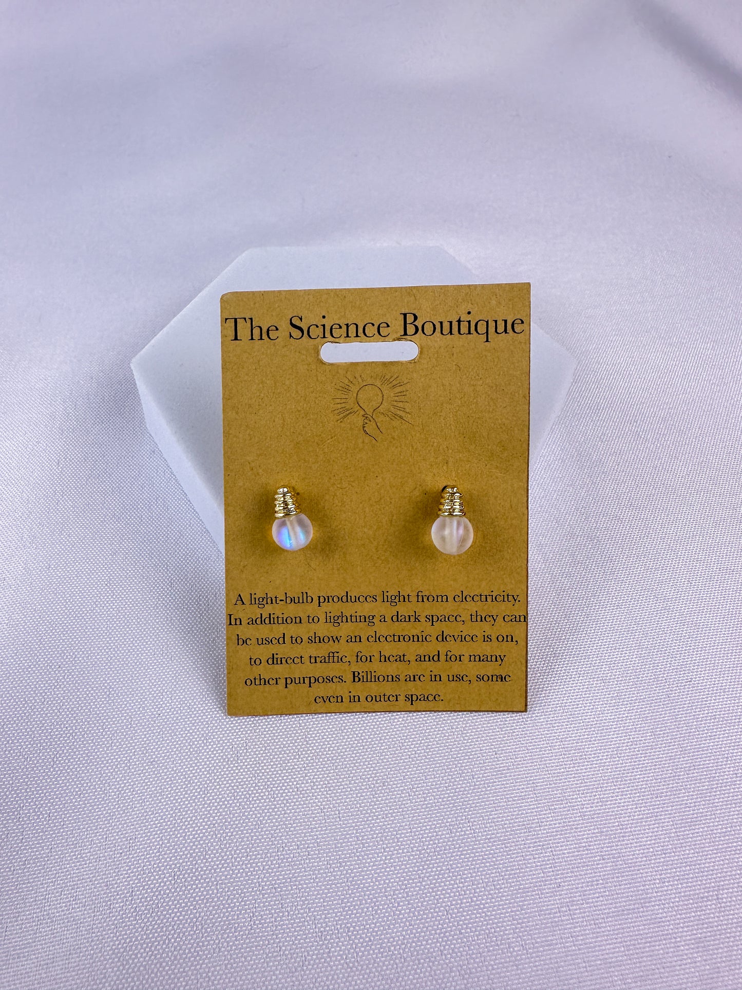 Lightbulb Stud Earrings