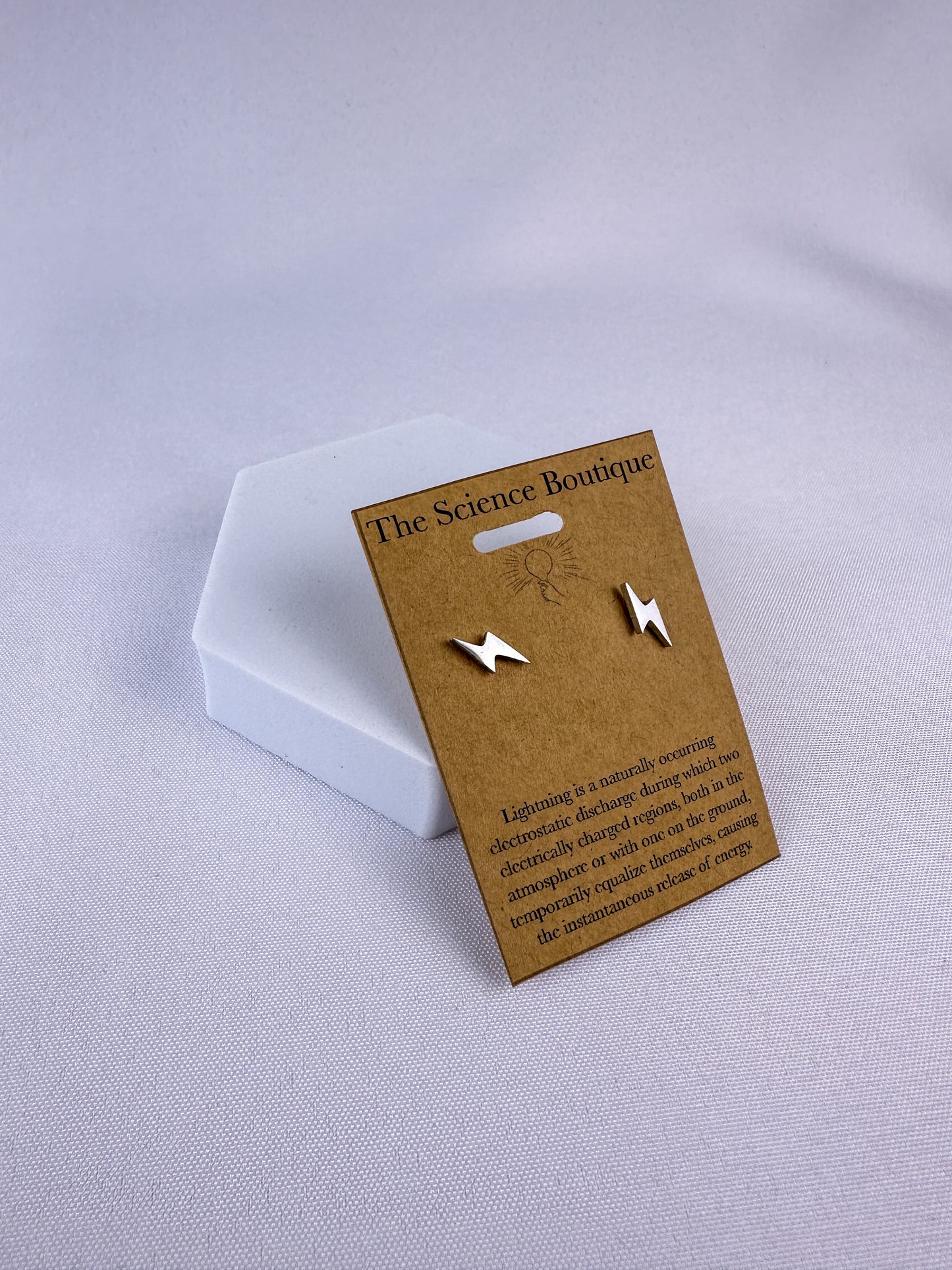 Lightning Bolt Stud Earrings