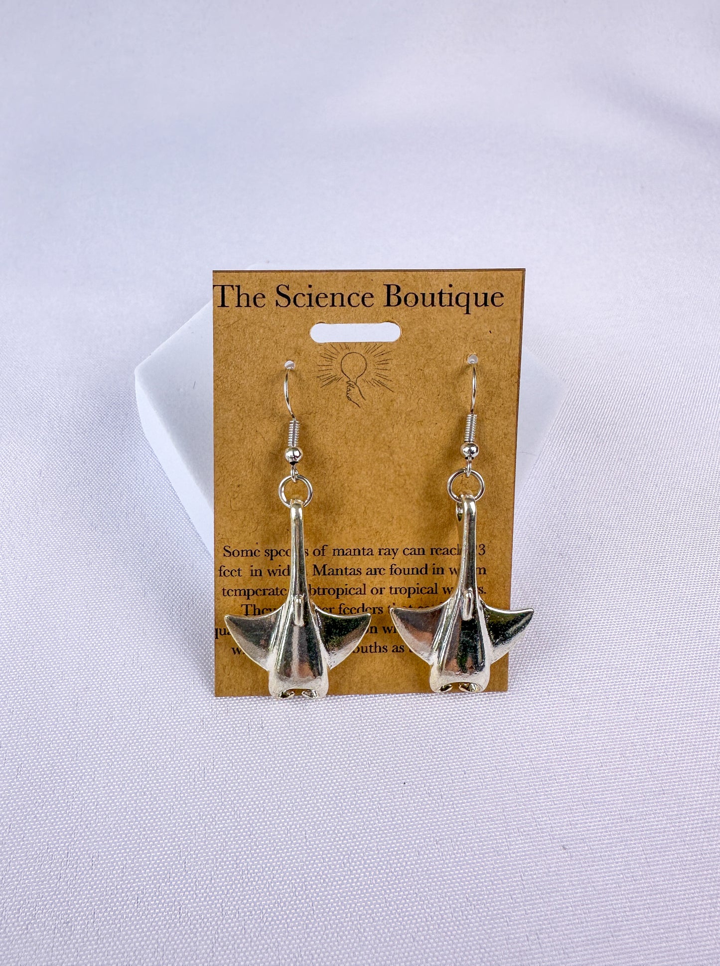 Manta Ray Earrings