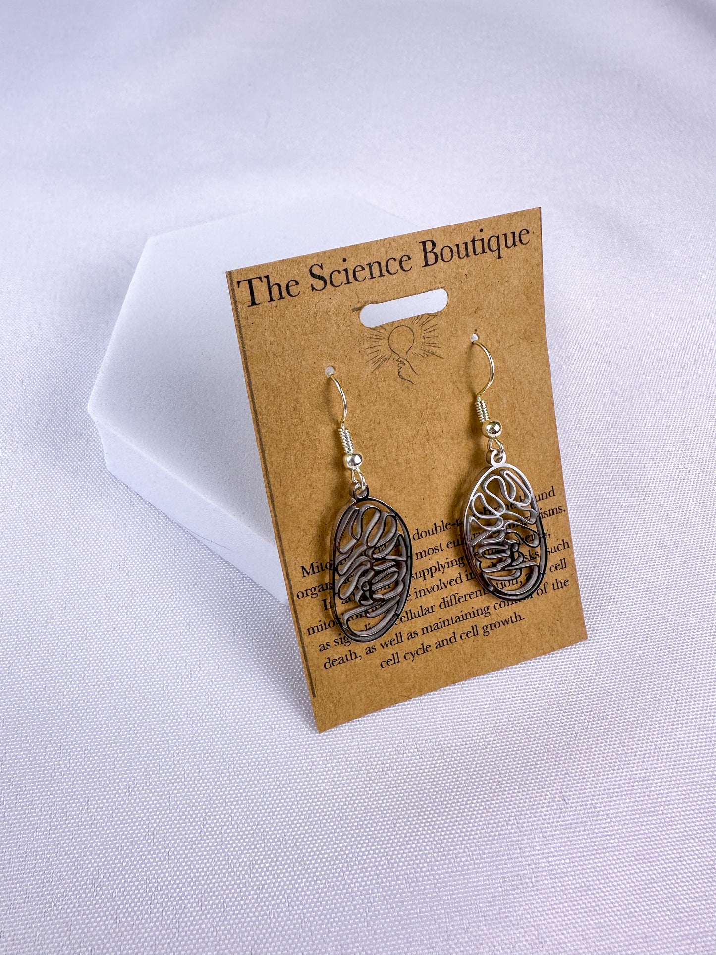 Mitochondria Dangle Earrings