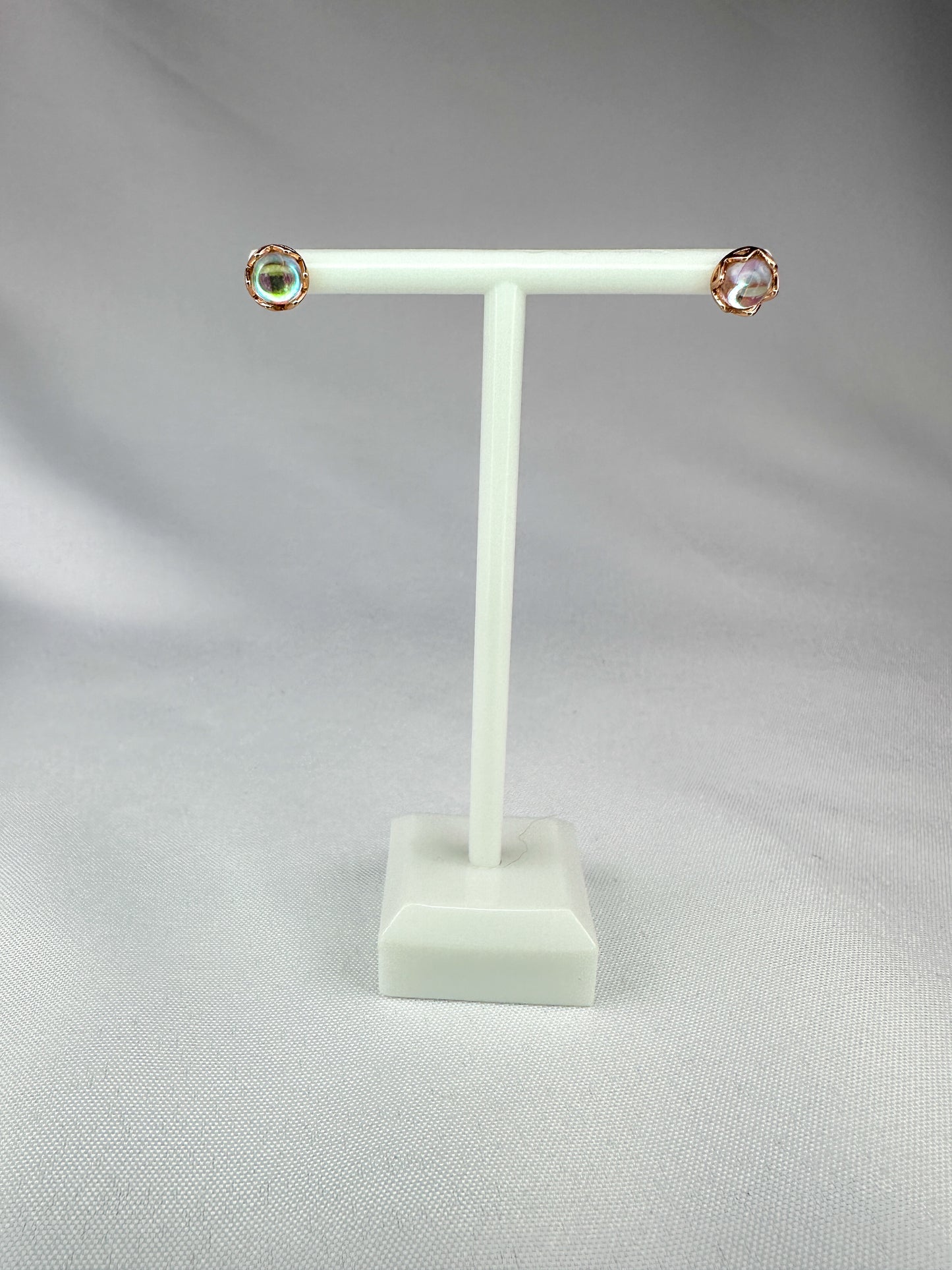 Moonstone Stud Earrings