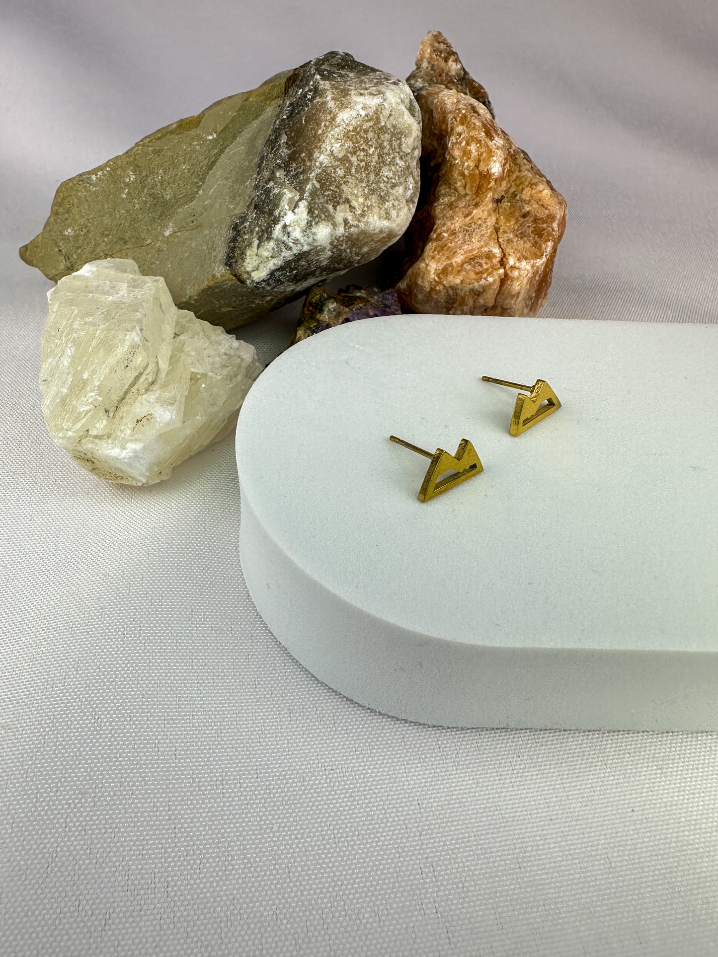 Mountain Range Stud Earrings