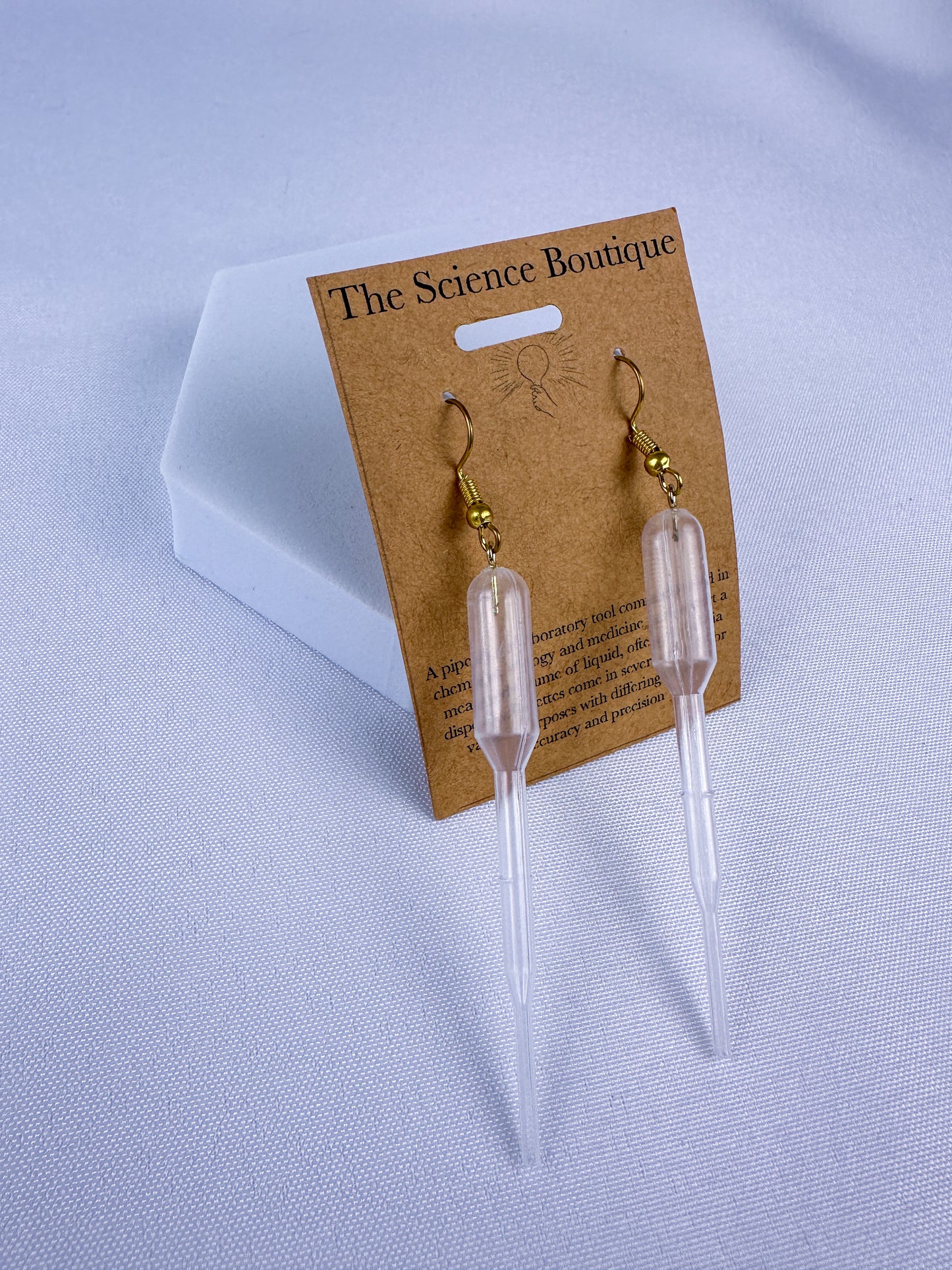 Pipette Dangle Earrings