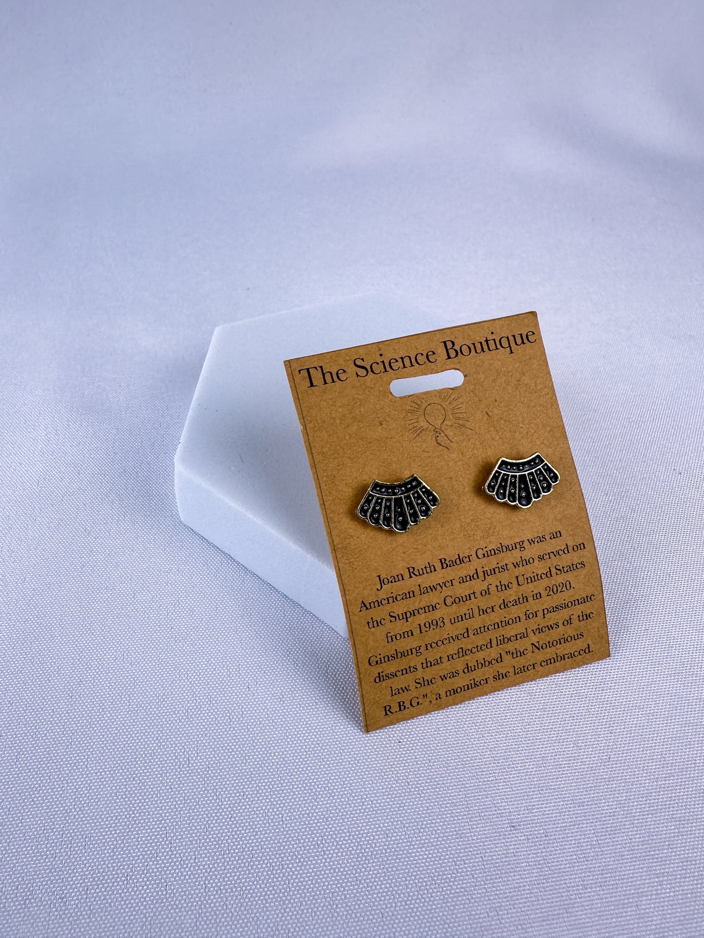 RBG Dissent Collar Earrings