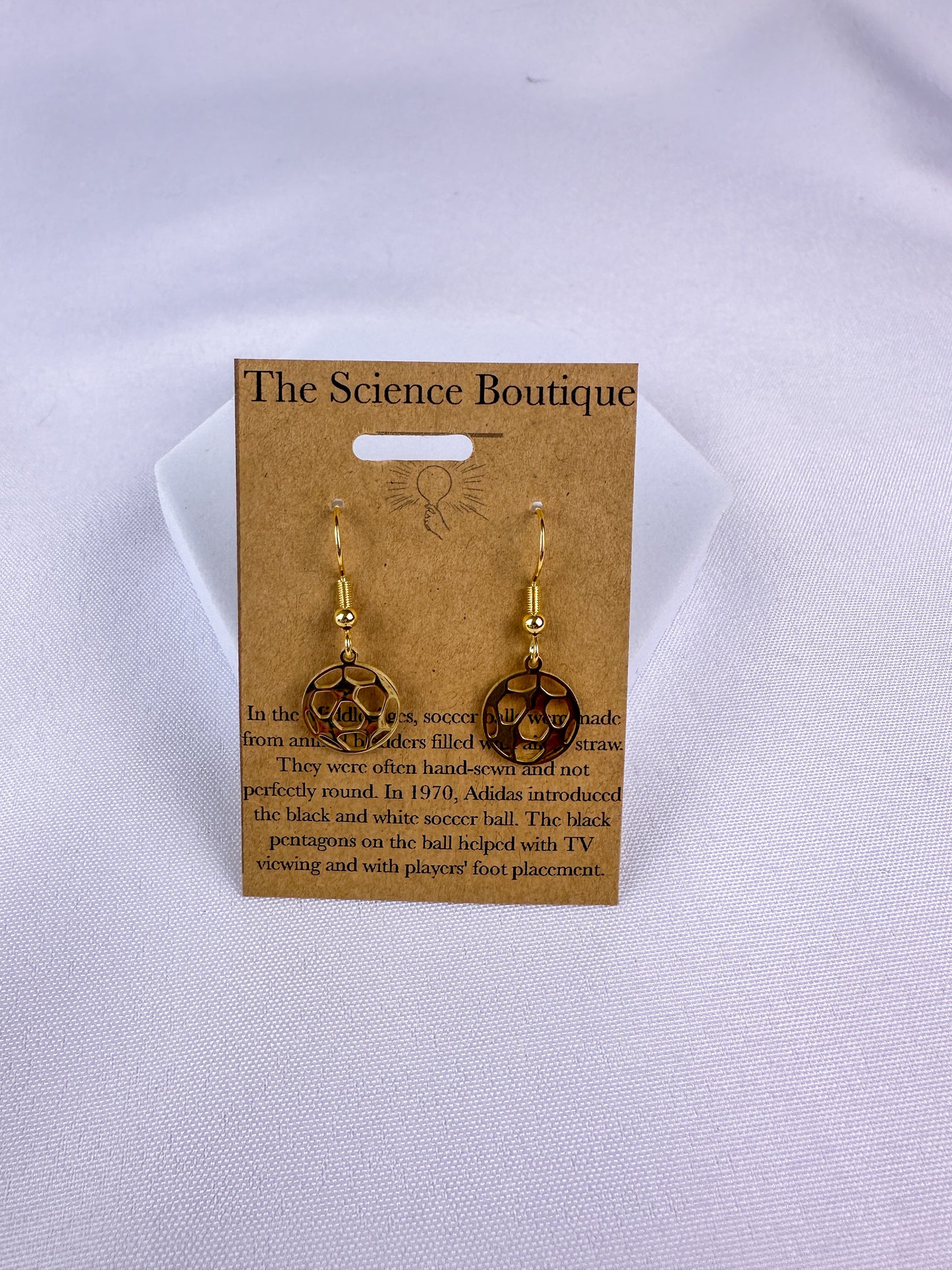Soccer Ball Dangle Earrings