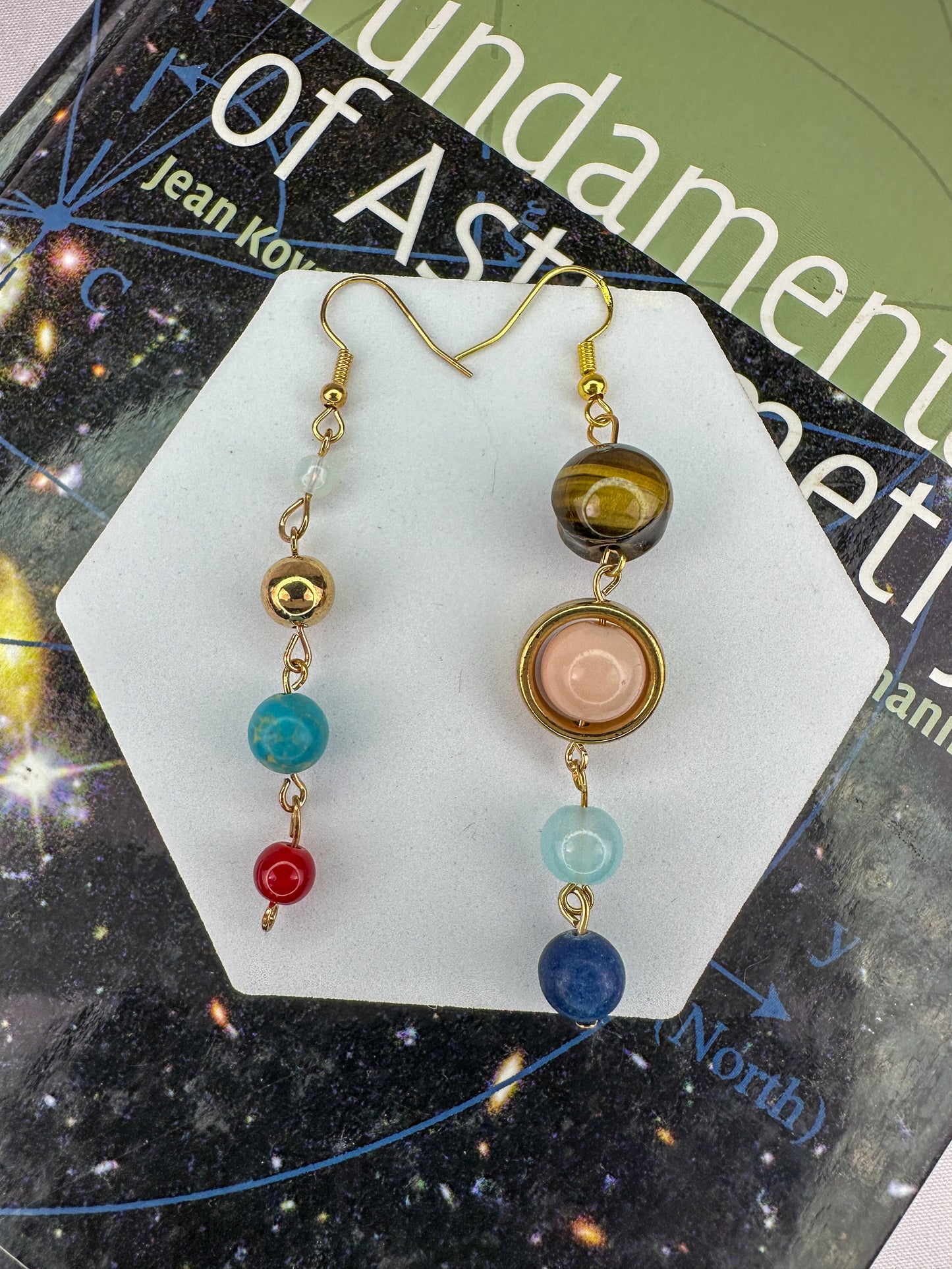 Solar System Dangle Earrings