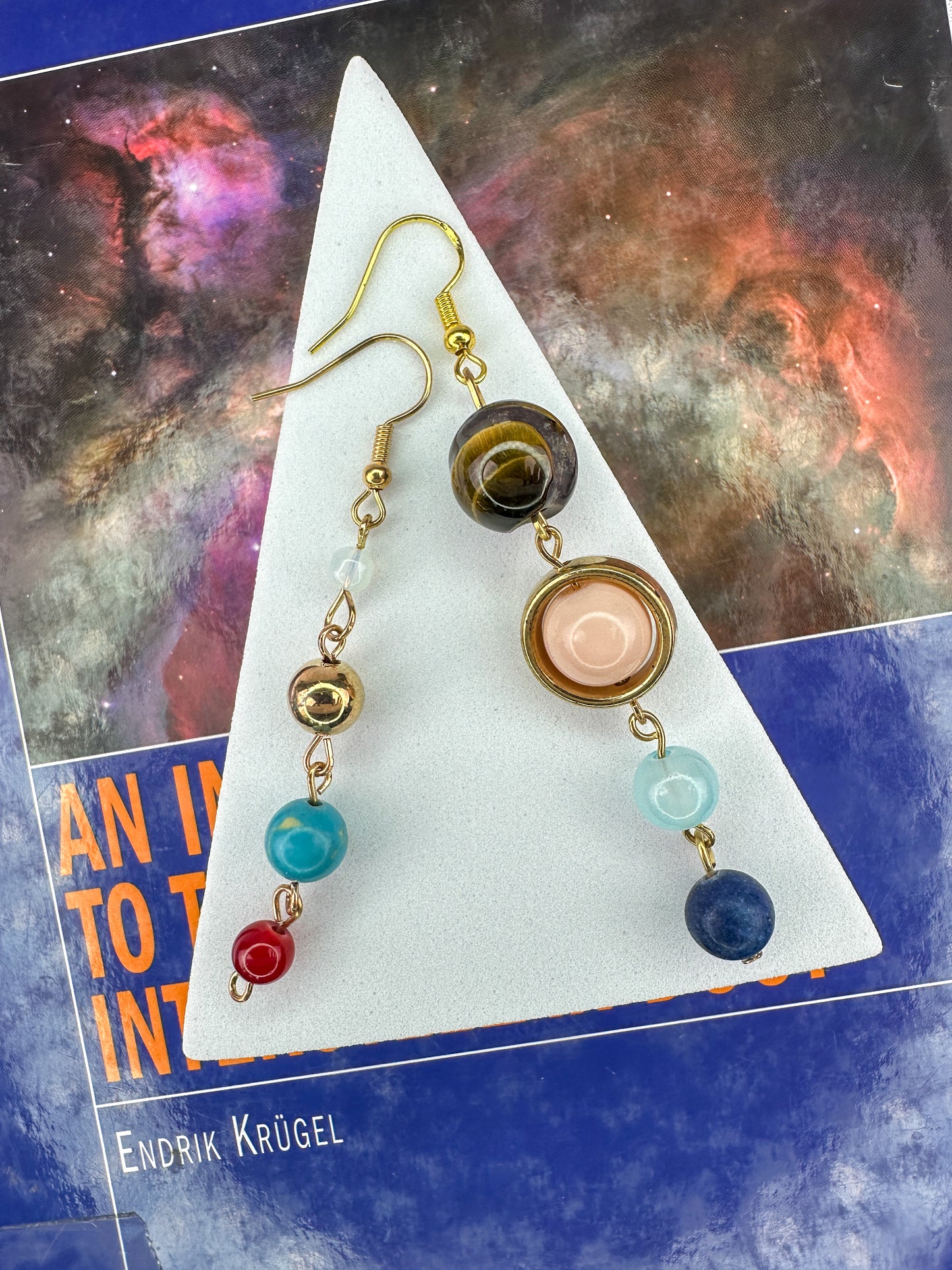 Solar System Dangle Earrings