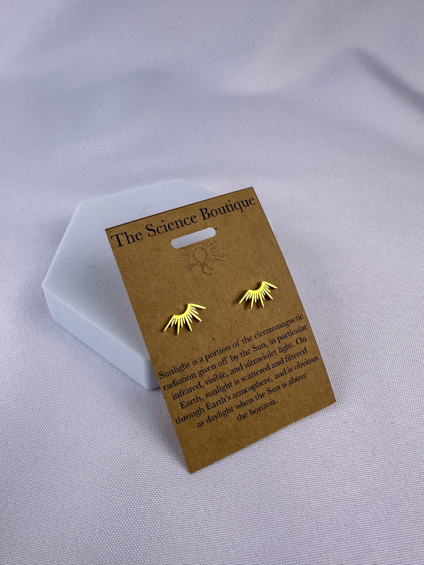 Sun Rays Stud Earrings