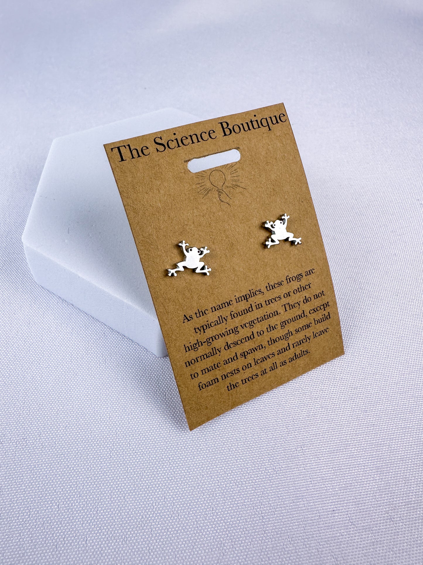 Tree Frog Stud Earrings