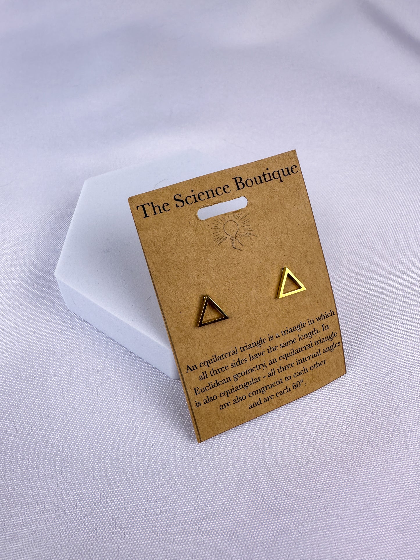 Triangle Stud Earrings