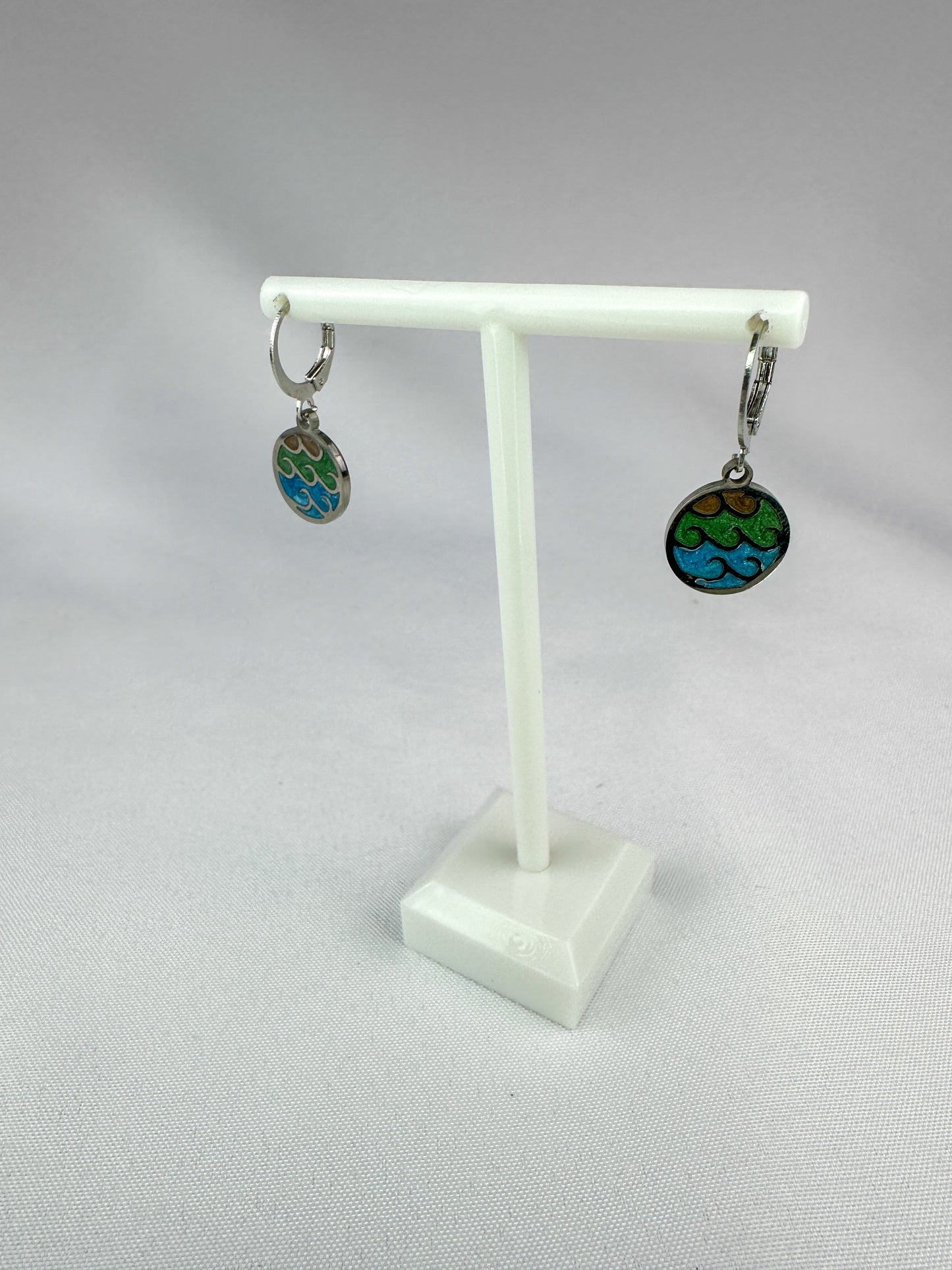 Wave Drop Earrings