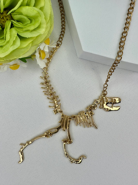 T. Rex Skeleton Necklace