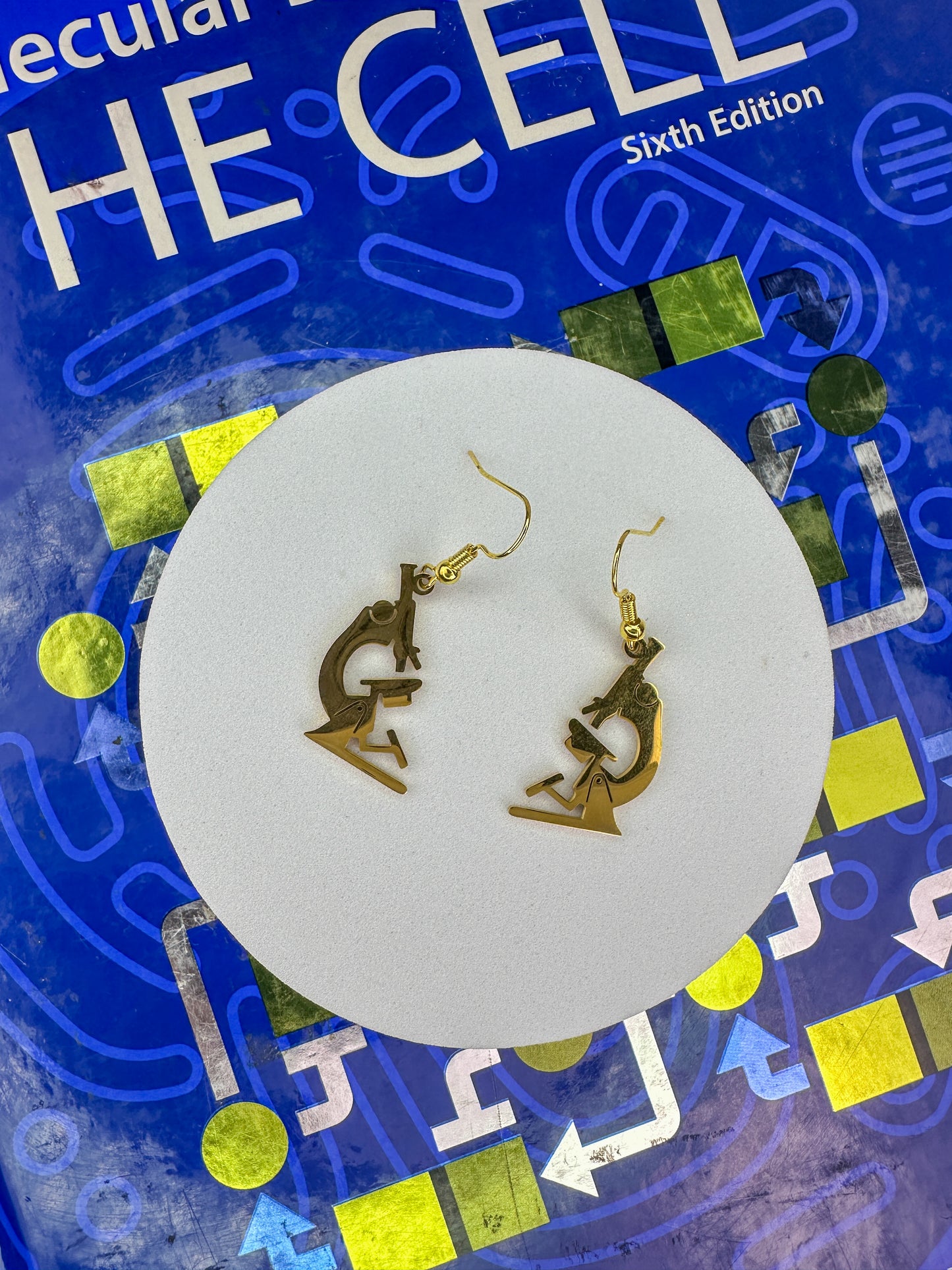 Microscope Dangle Earrings