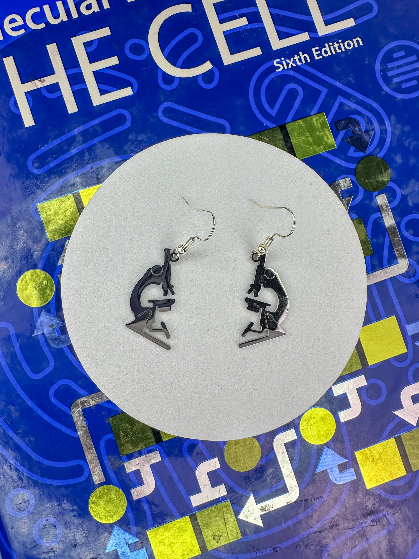 Microscope Dangle Earrings