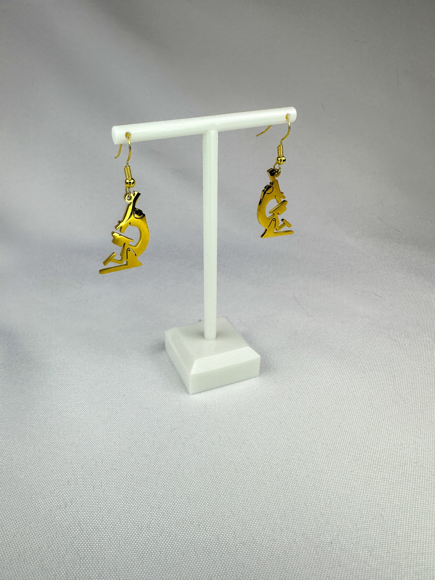 Microscope Dangle Earrings
