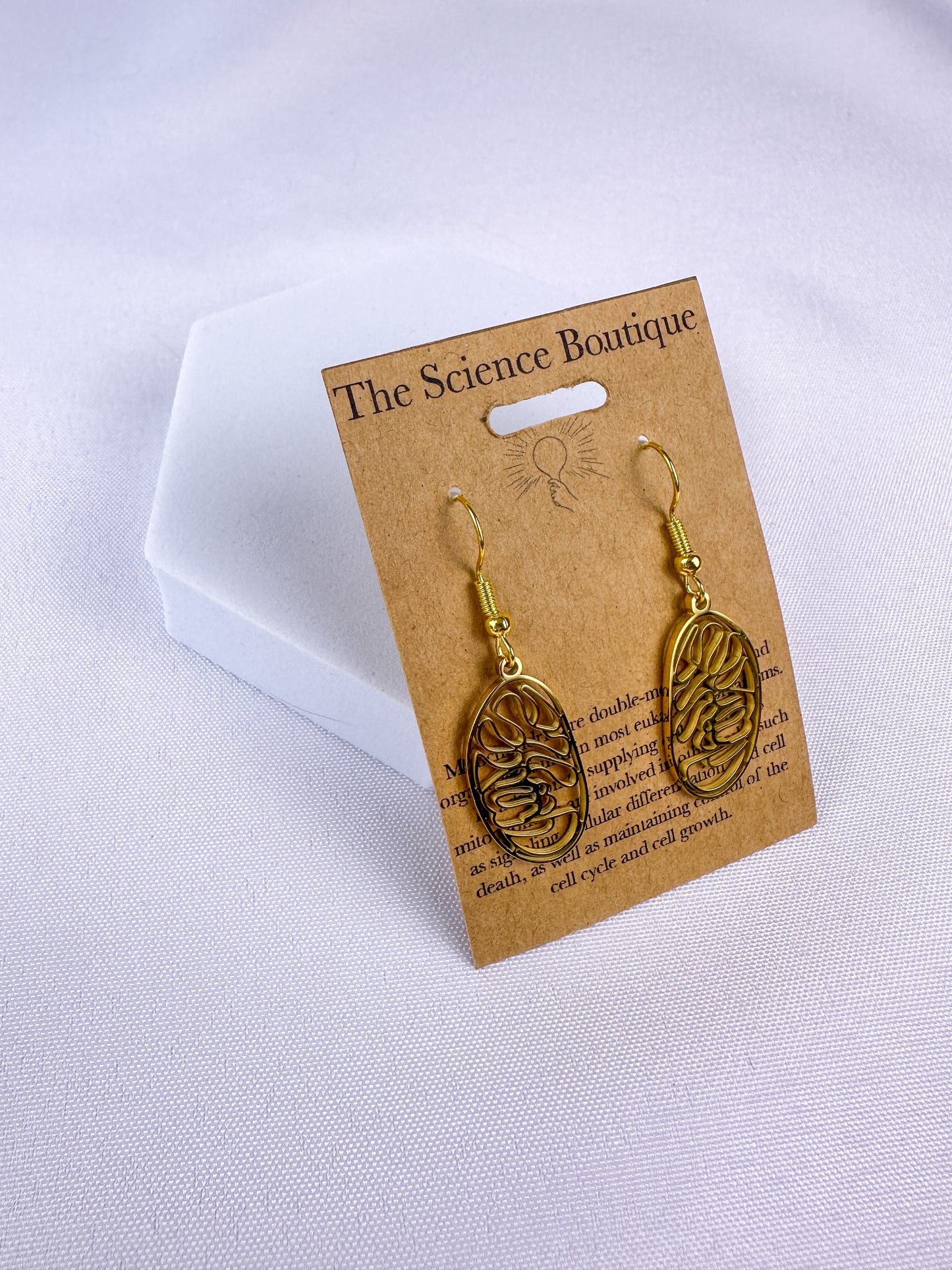 Mitochondria Dangle Earrings
