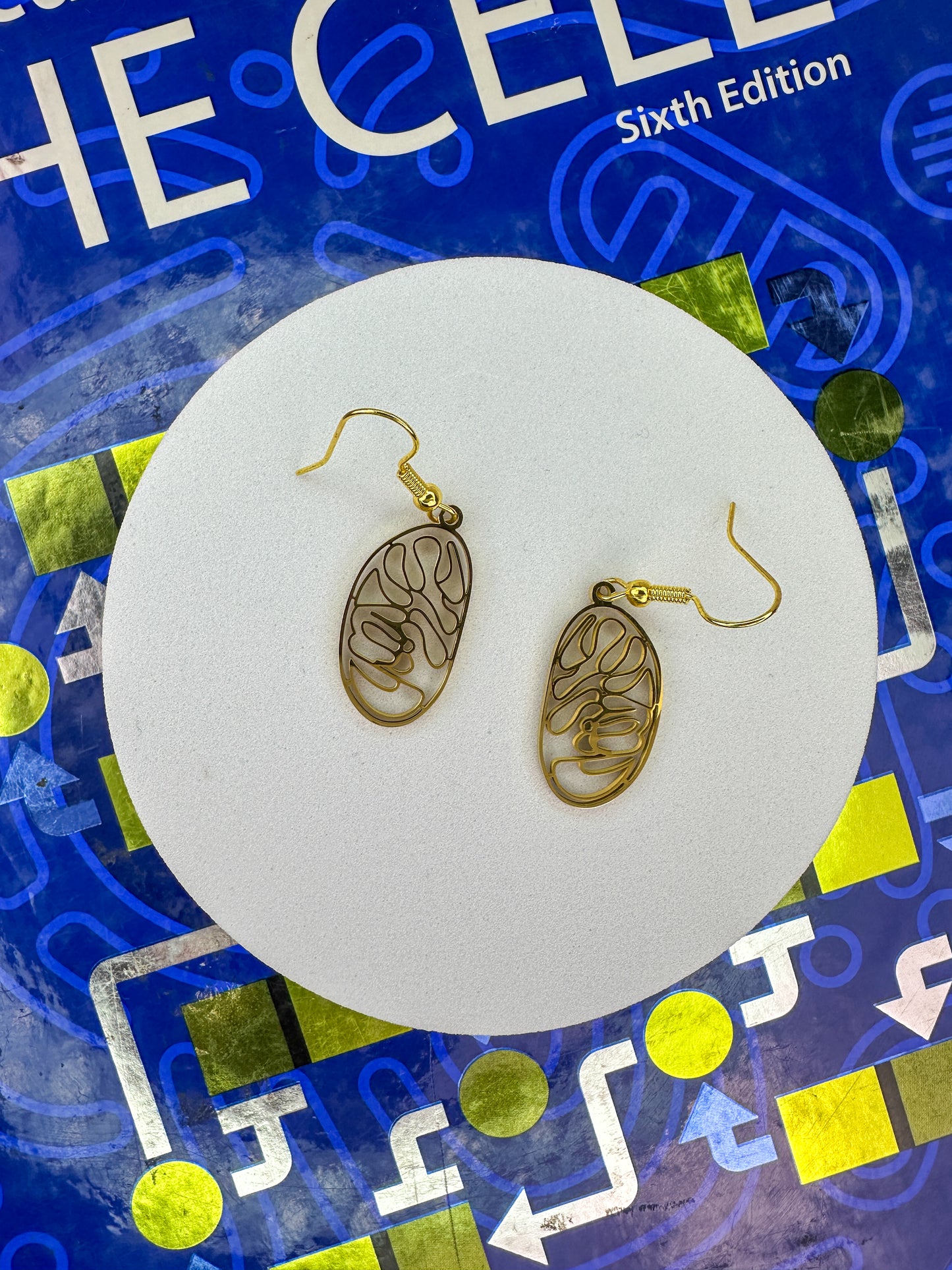Mitochondria Dangle Earrings
