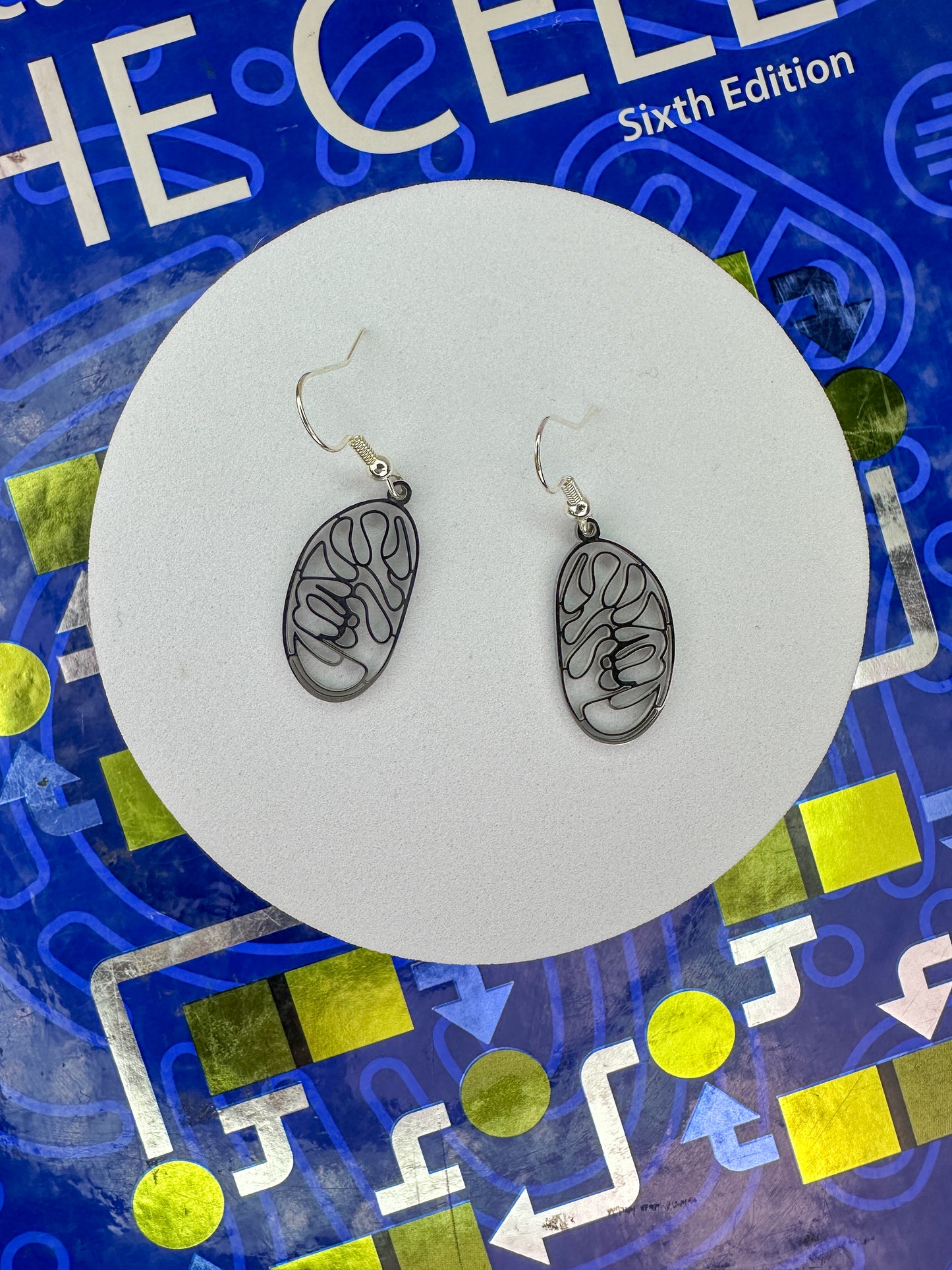 Mitochondria Dangle Earrings