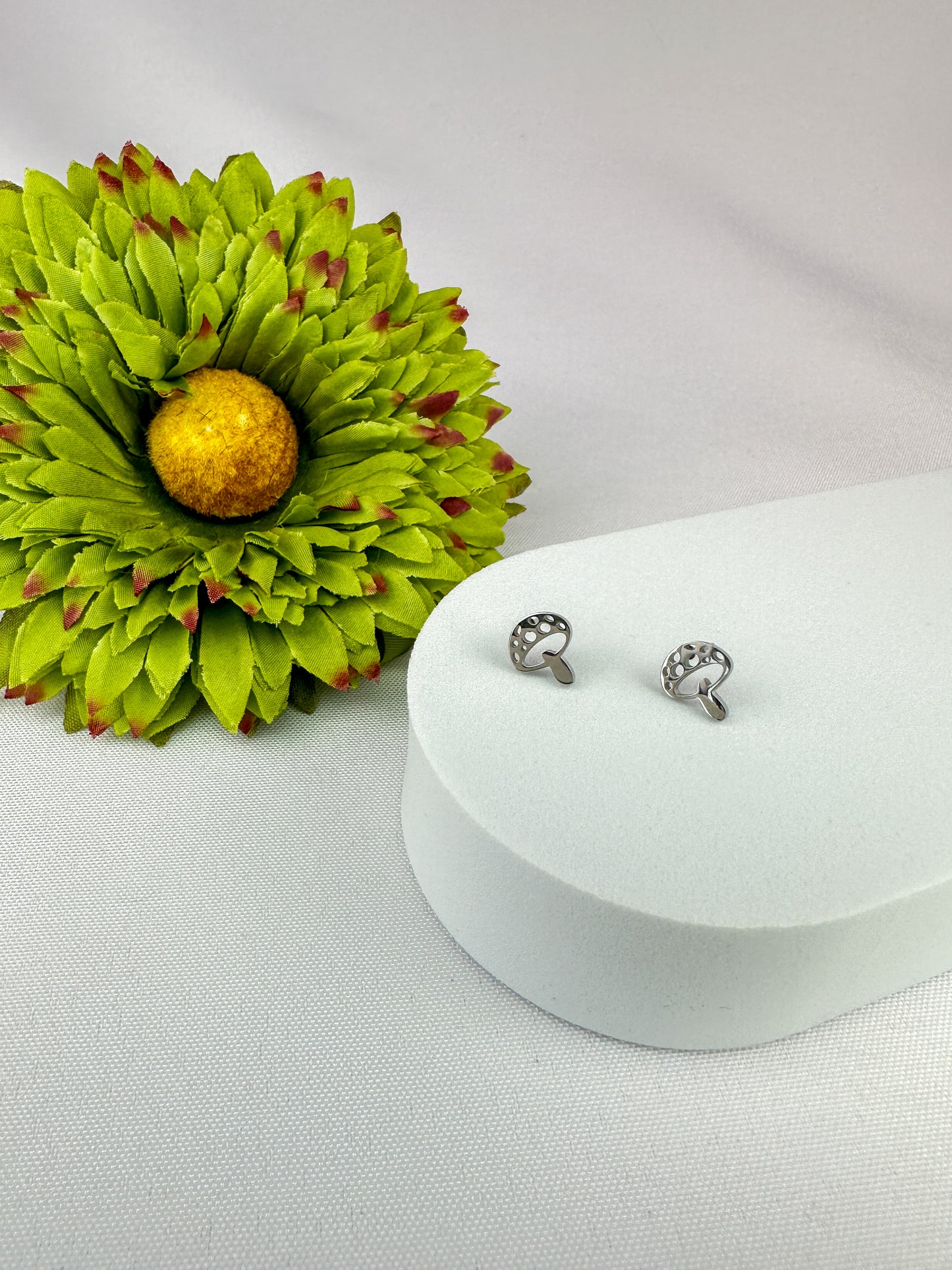 Mushroom Stud Earrings