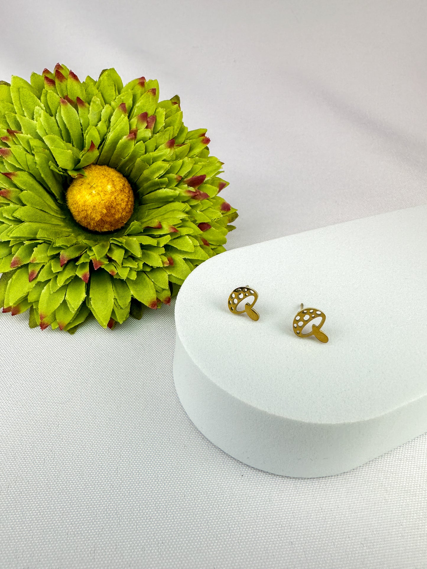 Mushroom Stud Earrings
