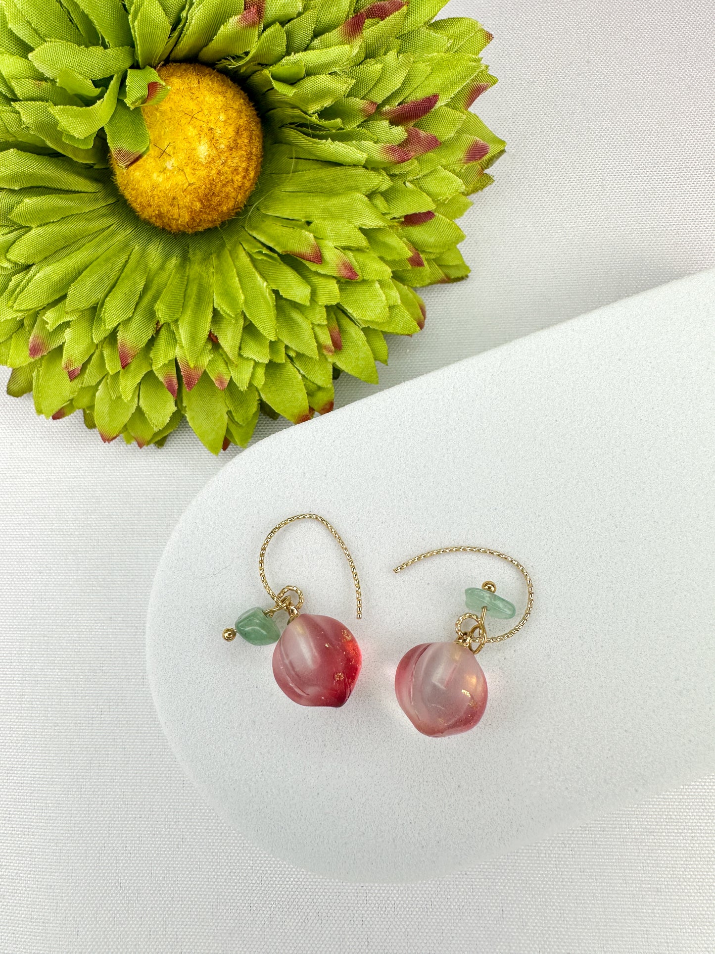 Peach Earrings