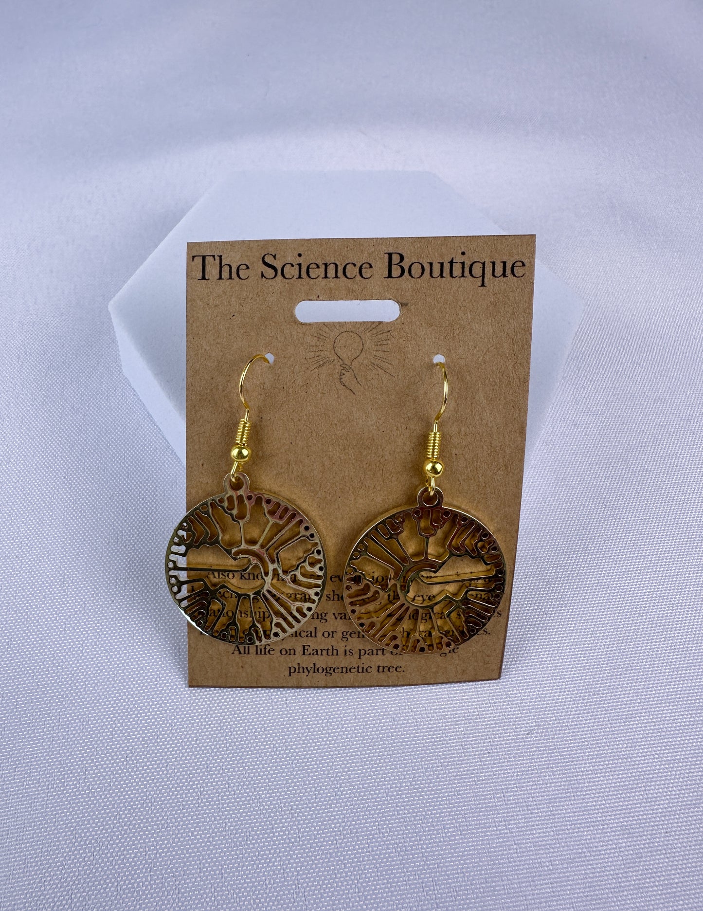 Phylogenetic Tree Dangle Earrings