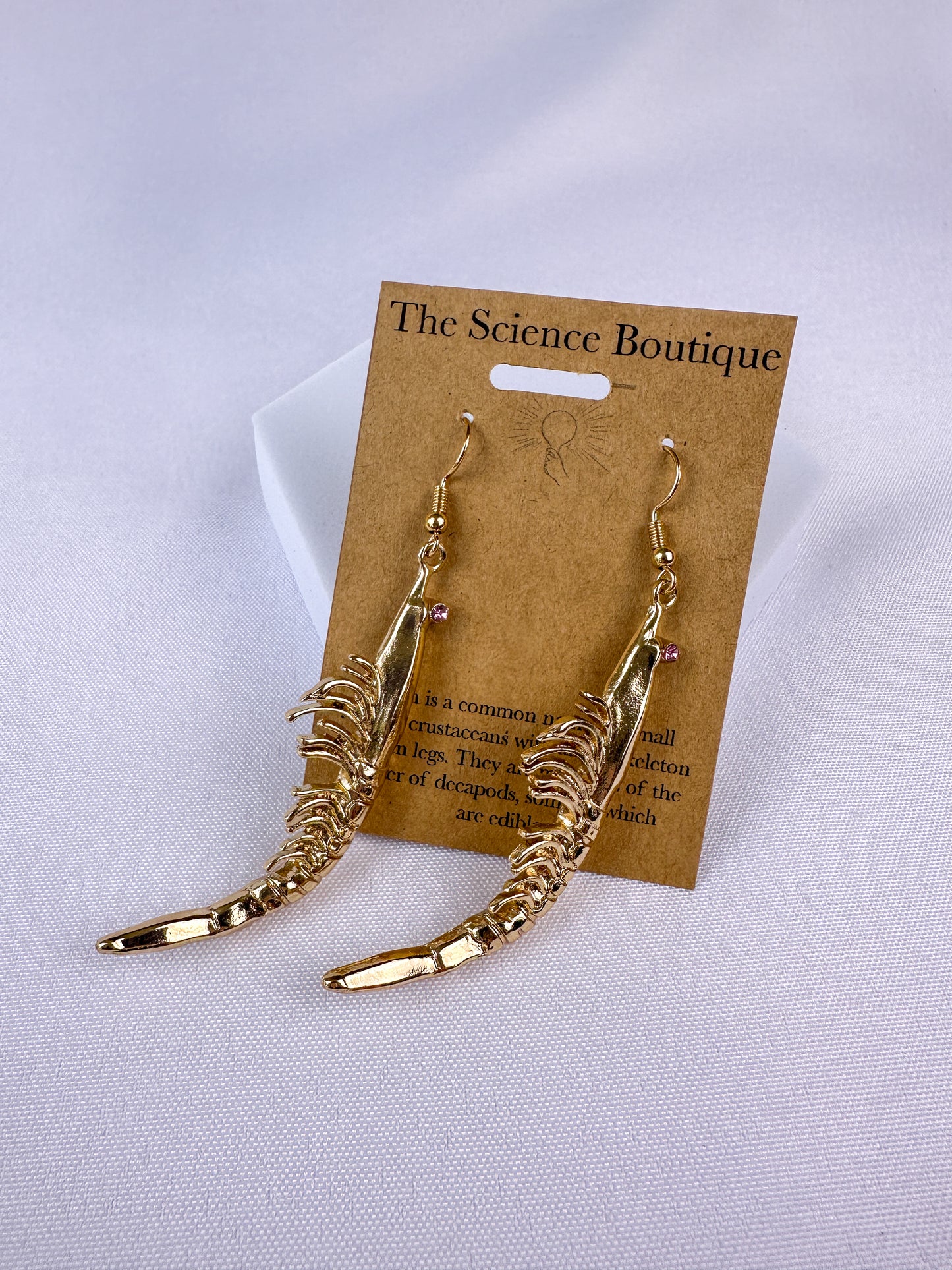 Prawn Dangle Earrings