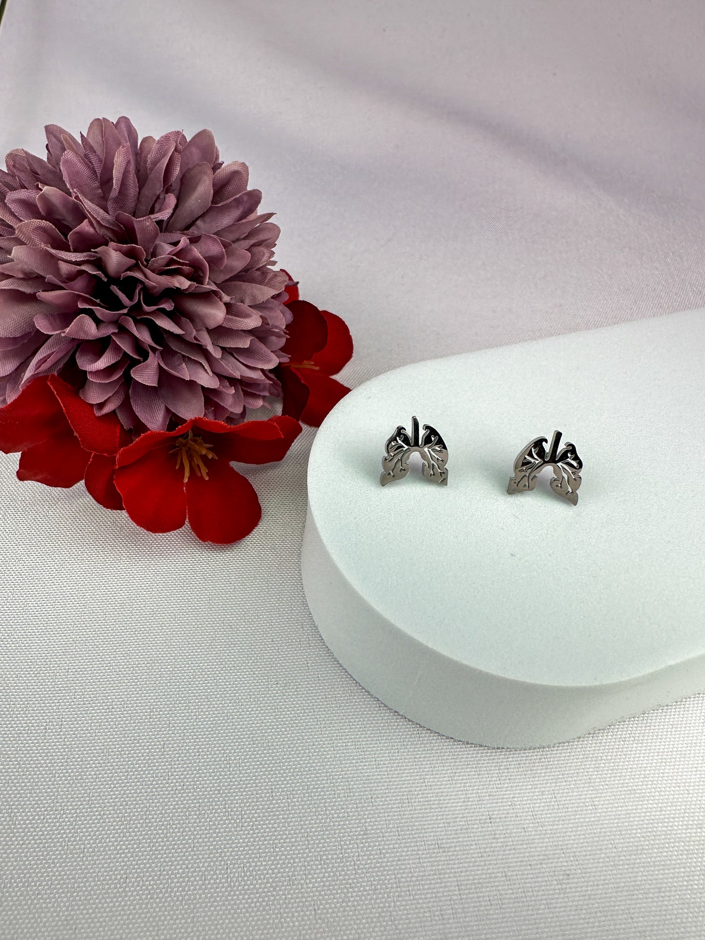 Lung Stud Earrings