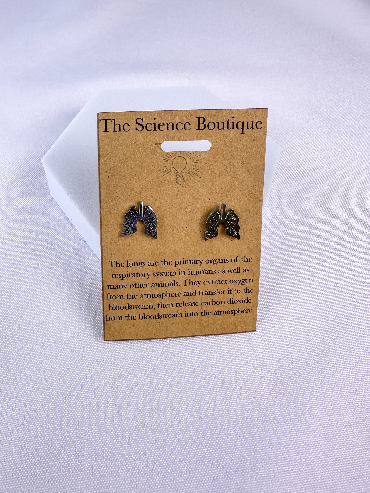 Lung Stud Earrings