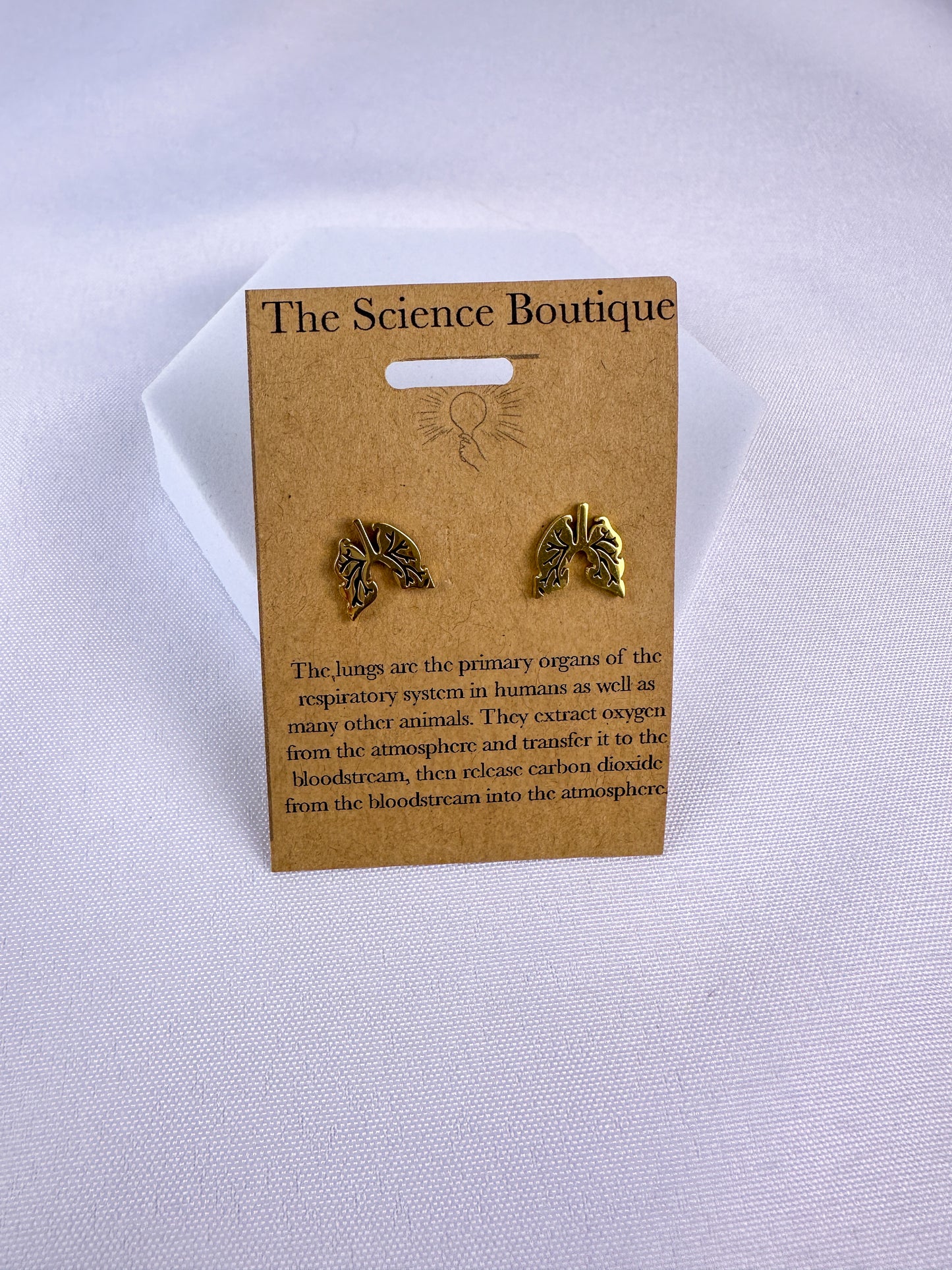 Lung Stud Earrings
