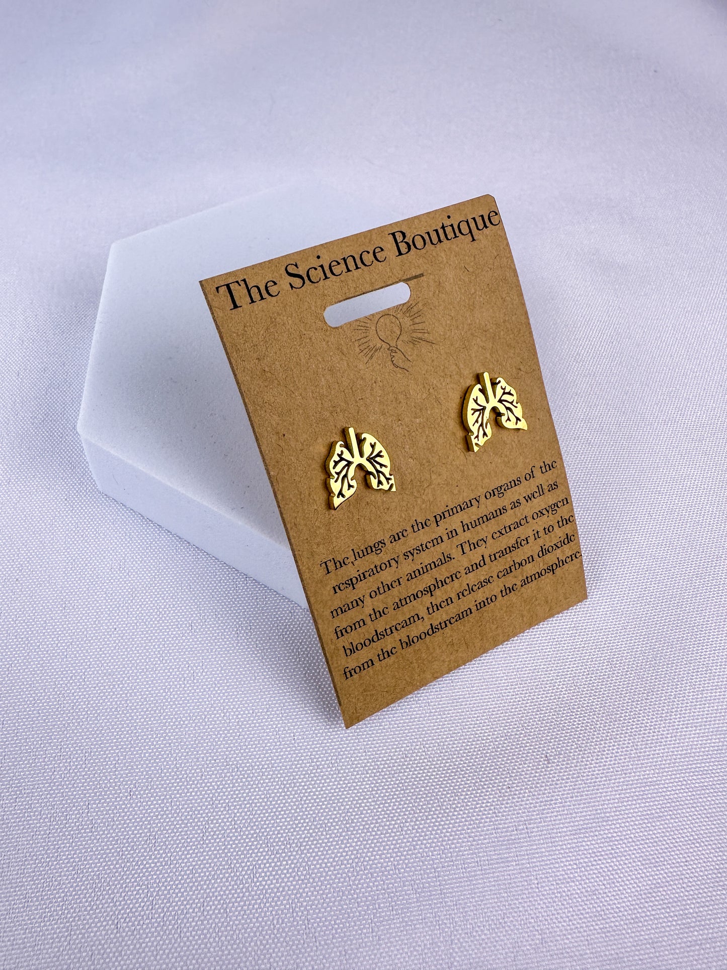 Lung Stud Earrings