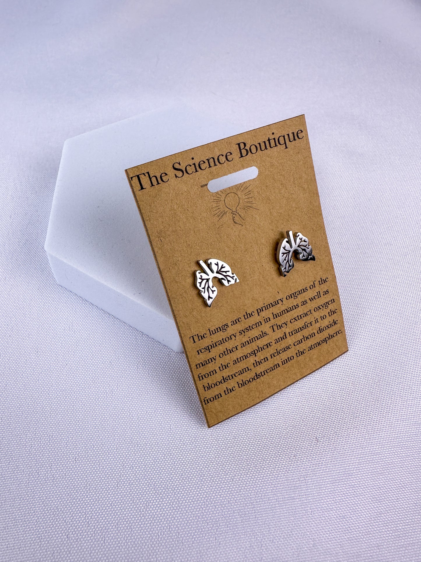 Lung Stud Earrings