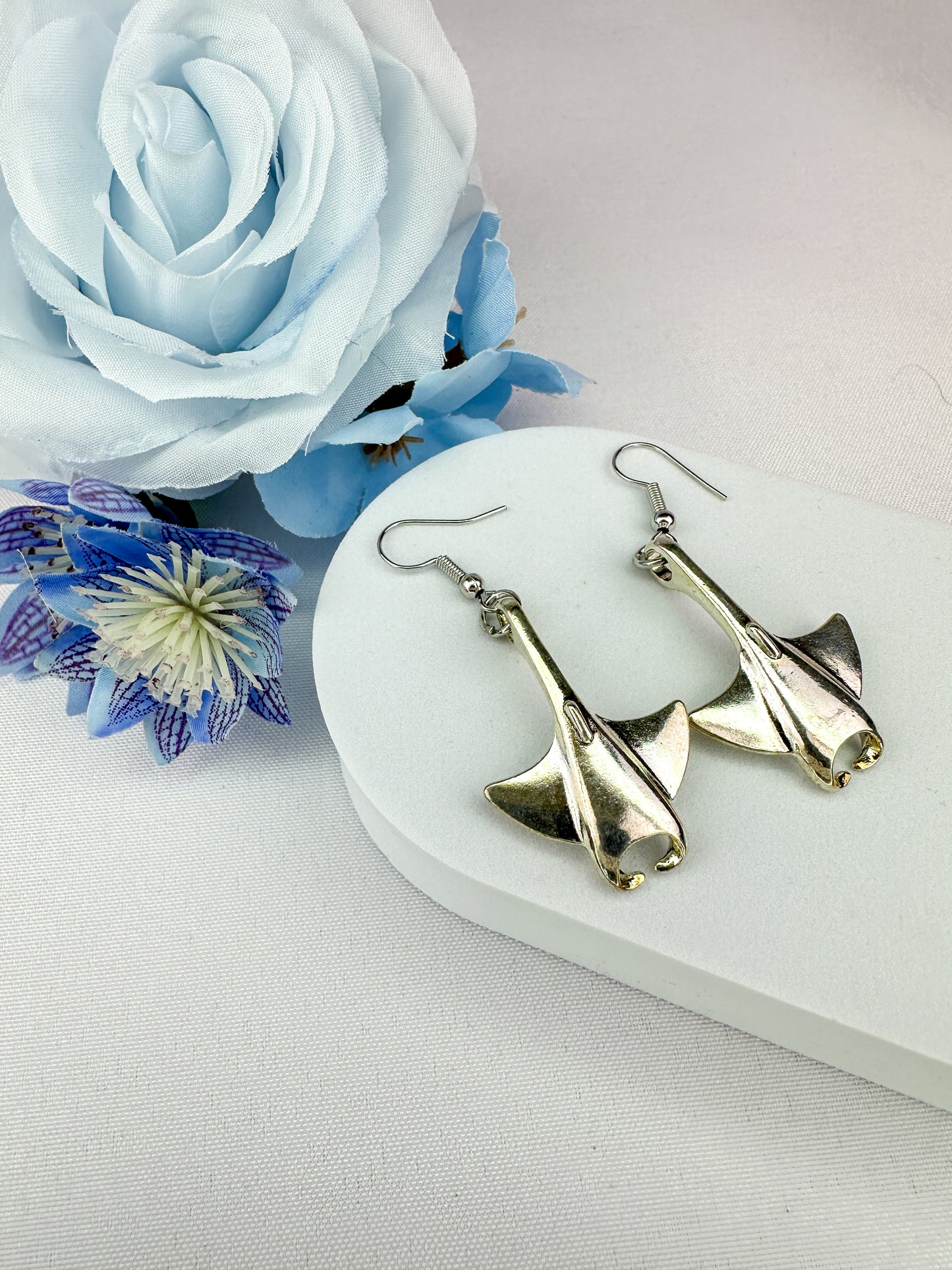 Manta Ray Earrings