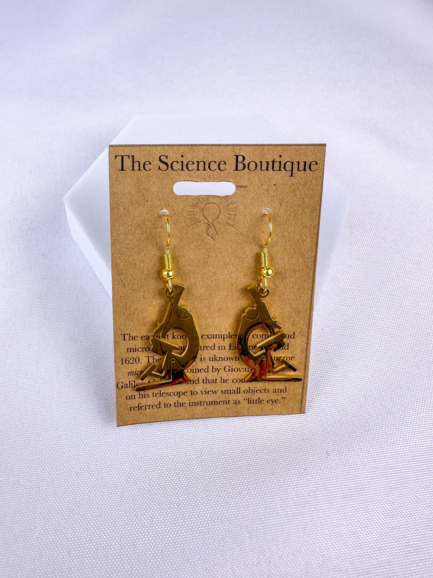 Microscope Dangle Earrings