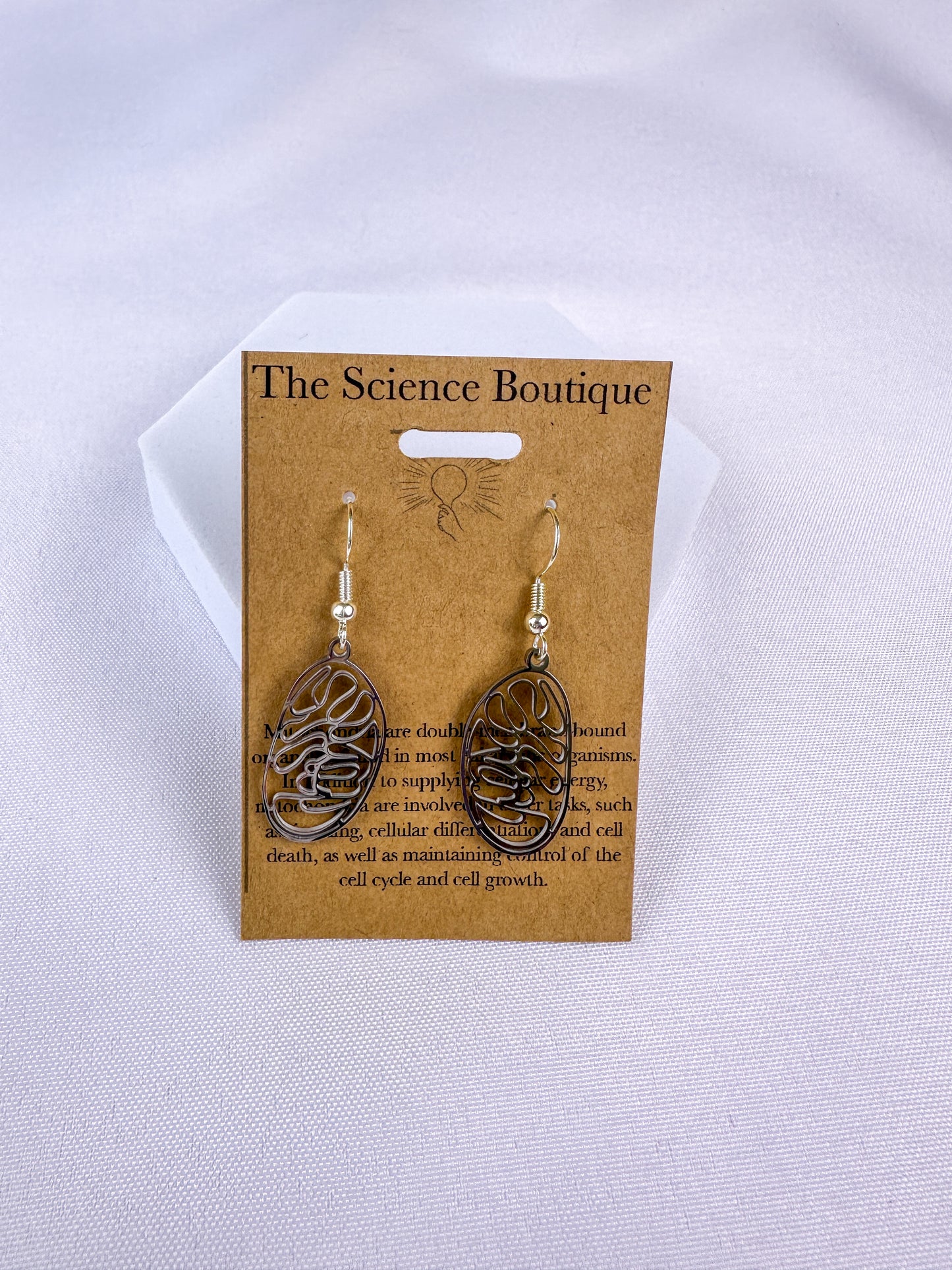 Mitochondria Dangle Earrings
