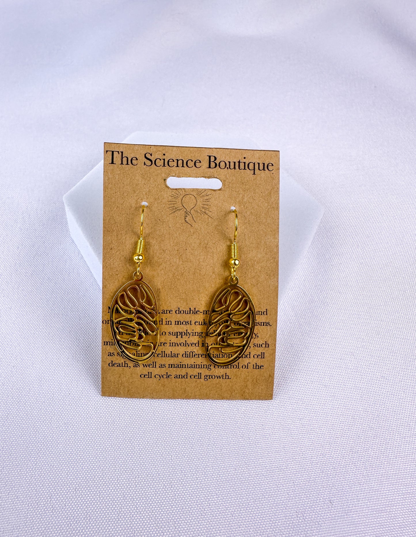 Mitochondria Dangle Earrings