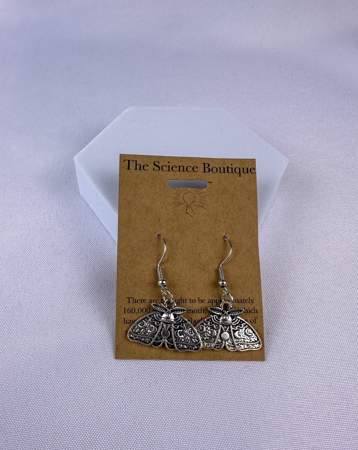 Moth Dangle Earrings