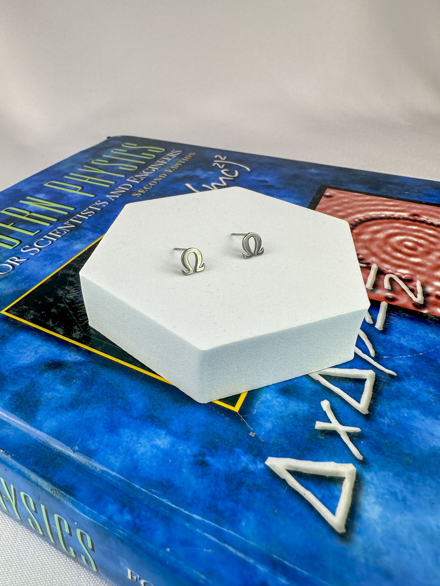 Omega Stud Earrings
