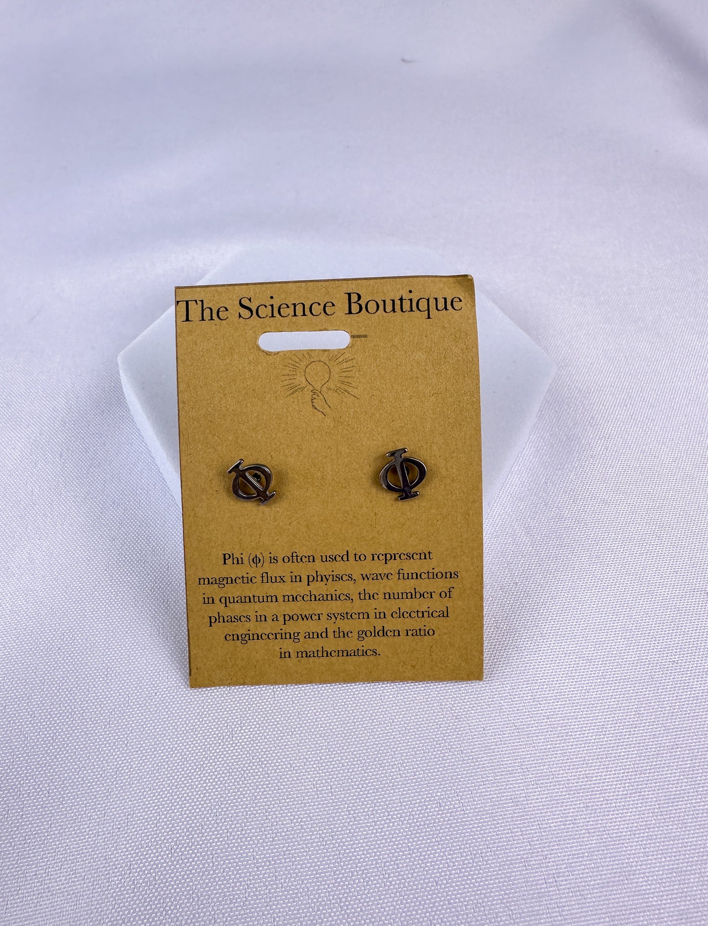 Phi Stud Earrings