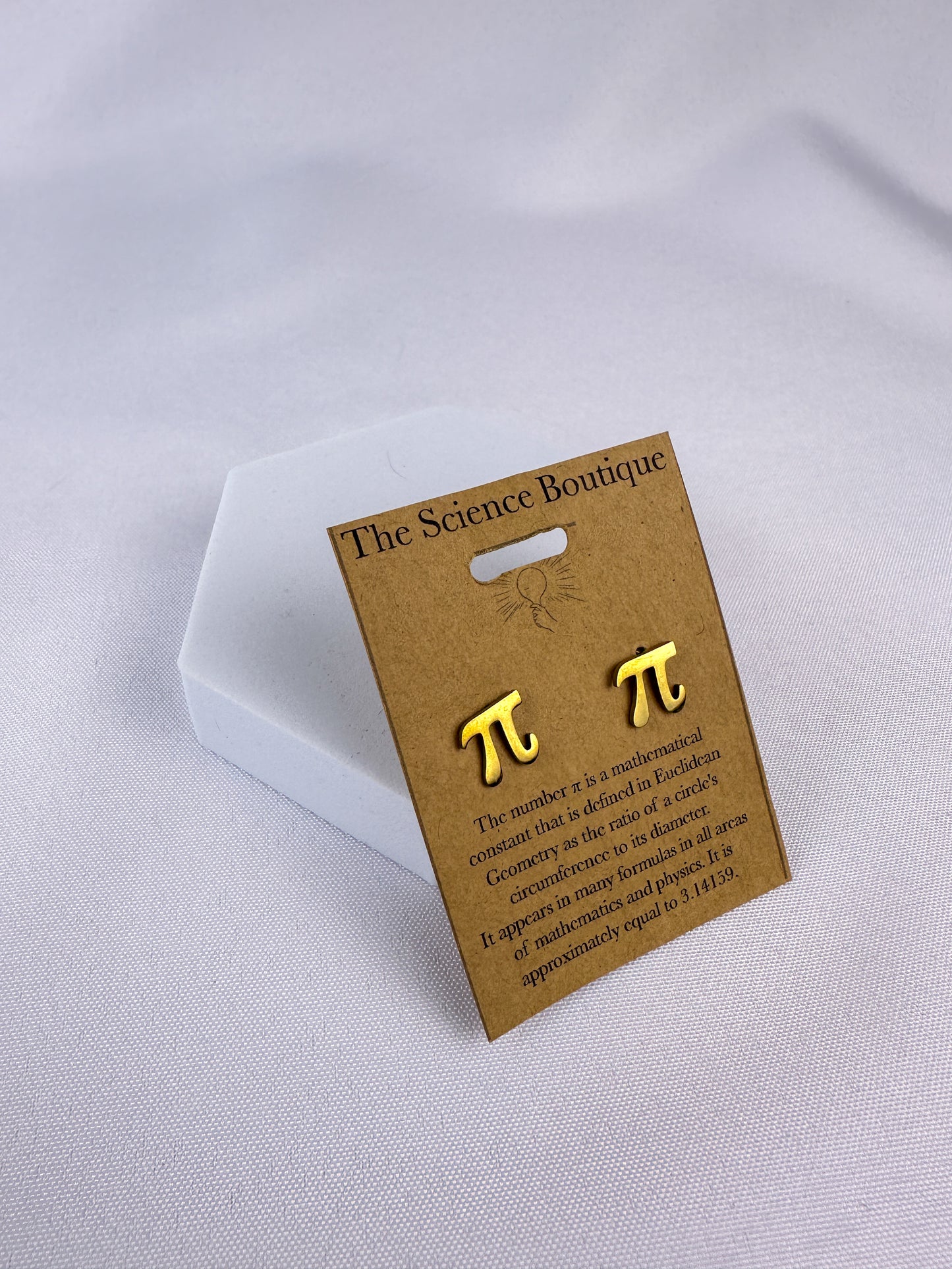 Pi Stud Earrings