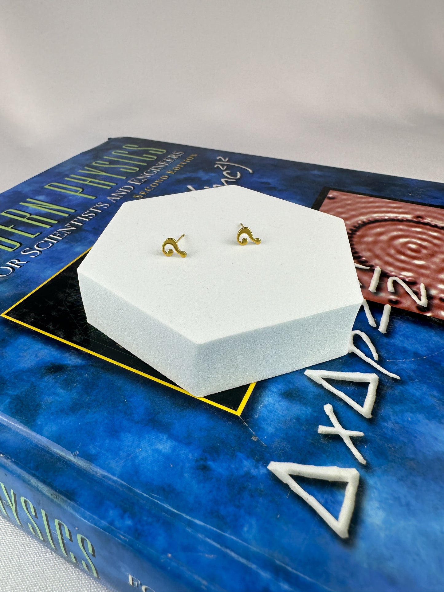 Question Mark Stud Earrings